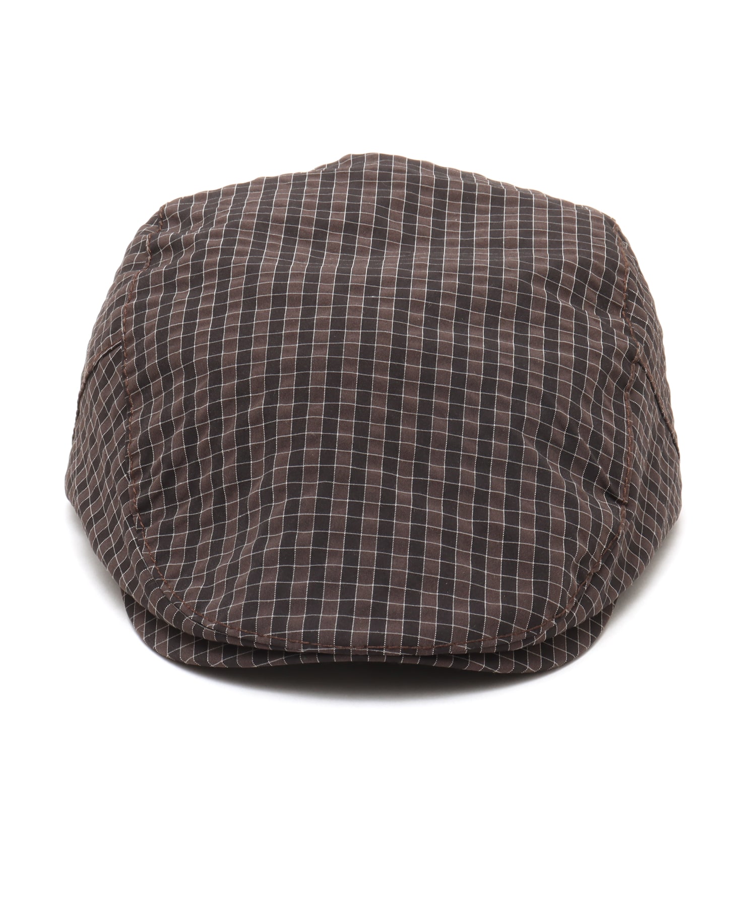atmos pink Check Hunting Cap BROWNの画像