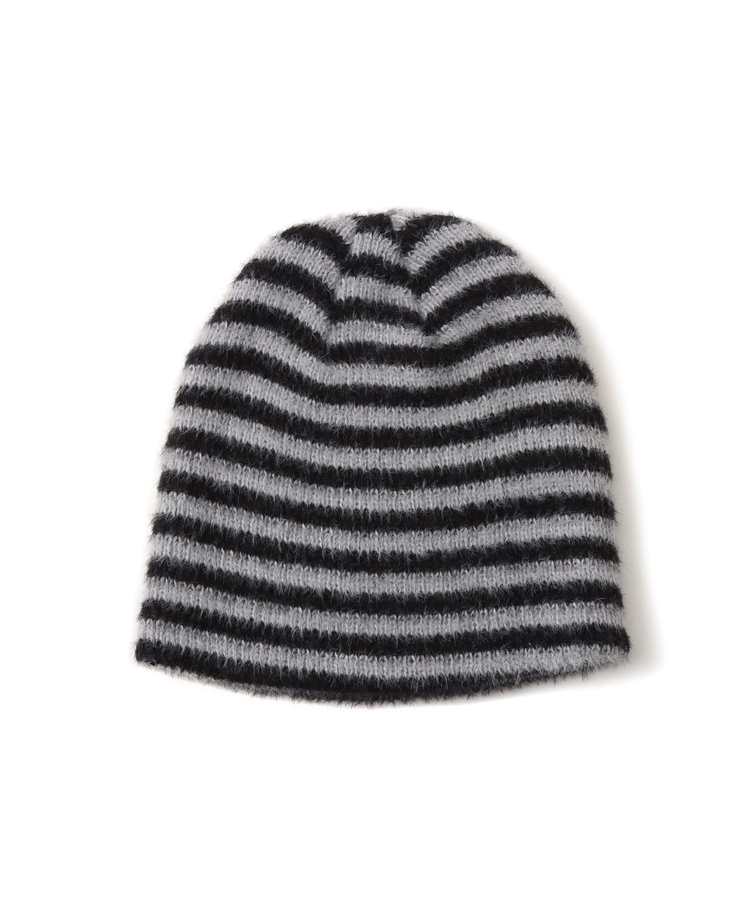 atmos pink Stripe Knit Beanie GRAYの画像