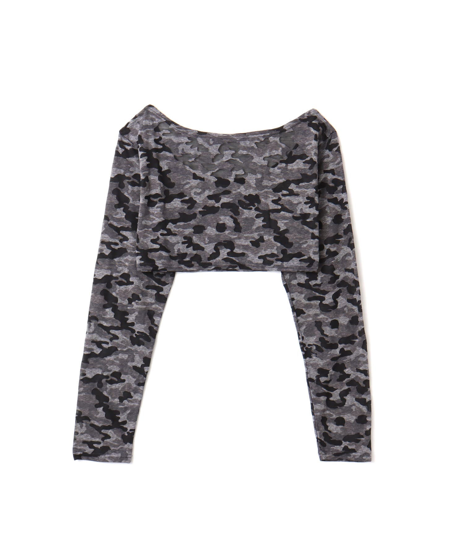 atmos pink Cropped Camouflage Tops GRAYの画像