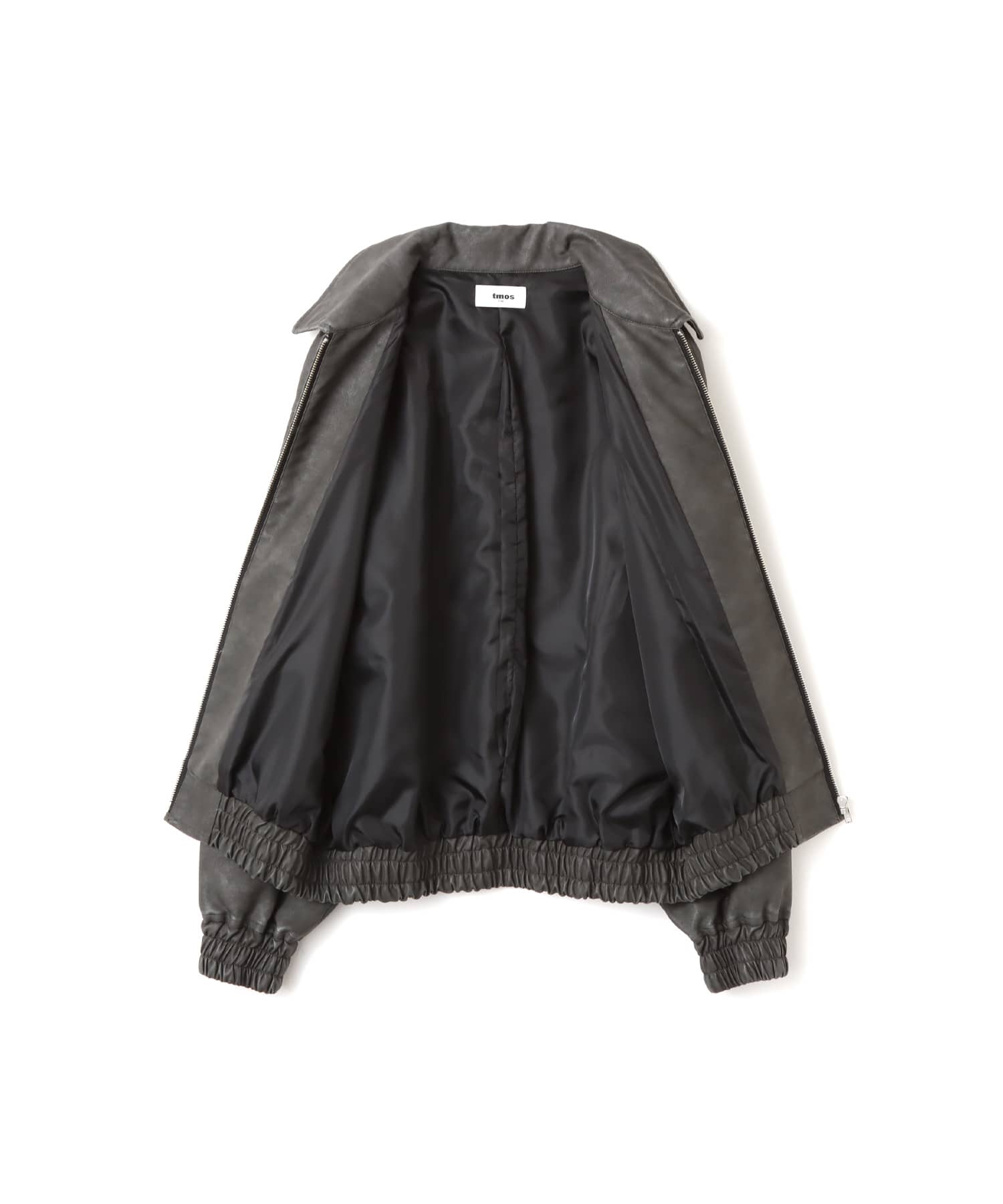 atmos pink Faux Leather Jacket BLACKの画像