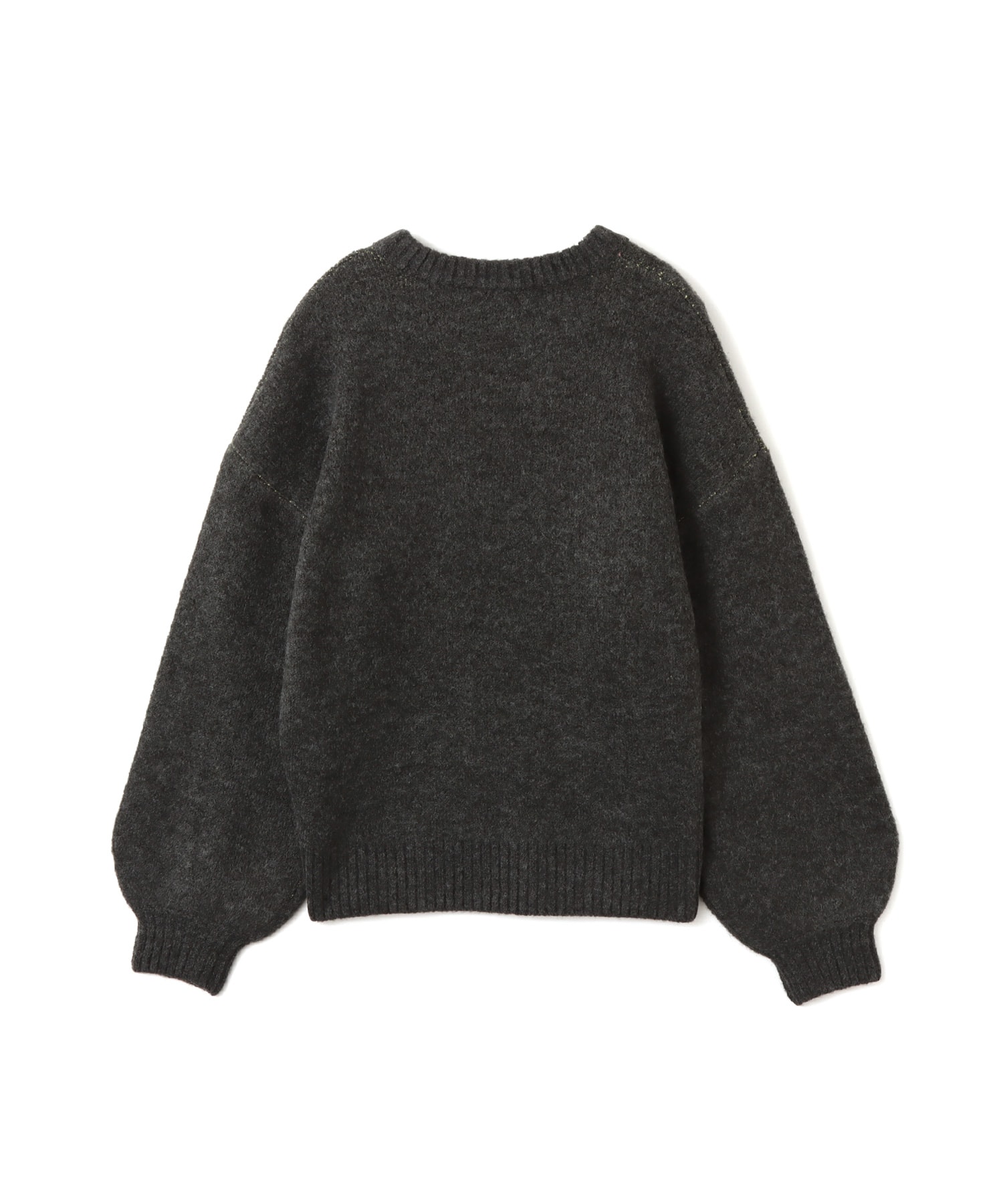 atmos pink  Logo Crew Knit Tops BLACKの画像