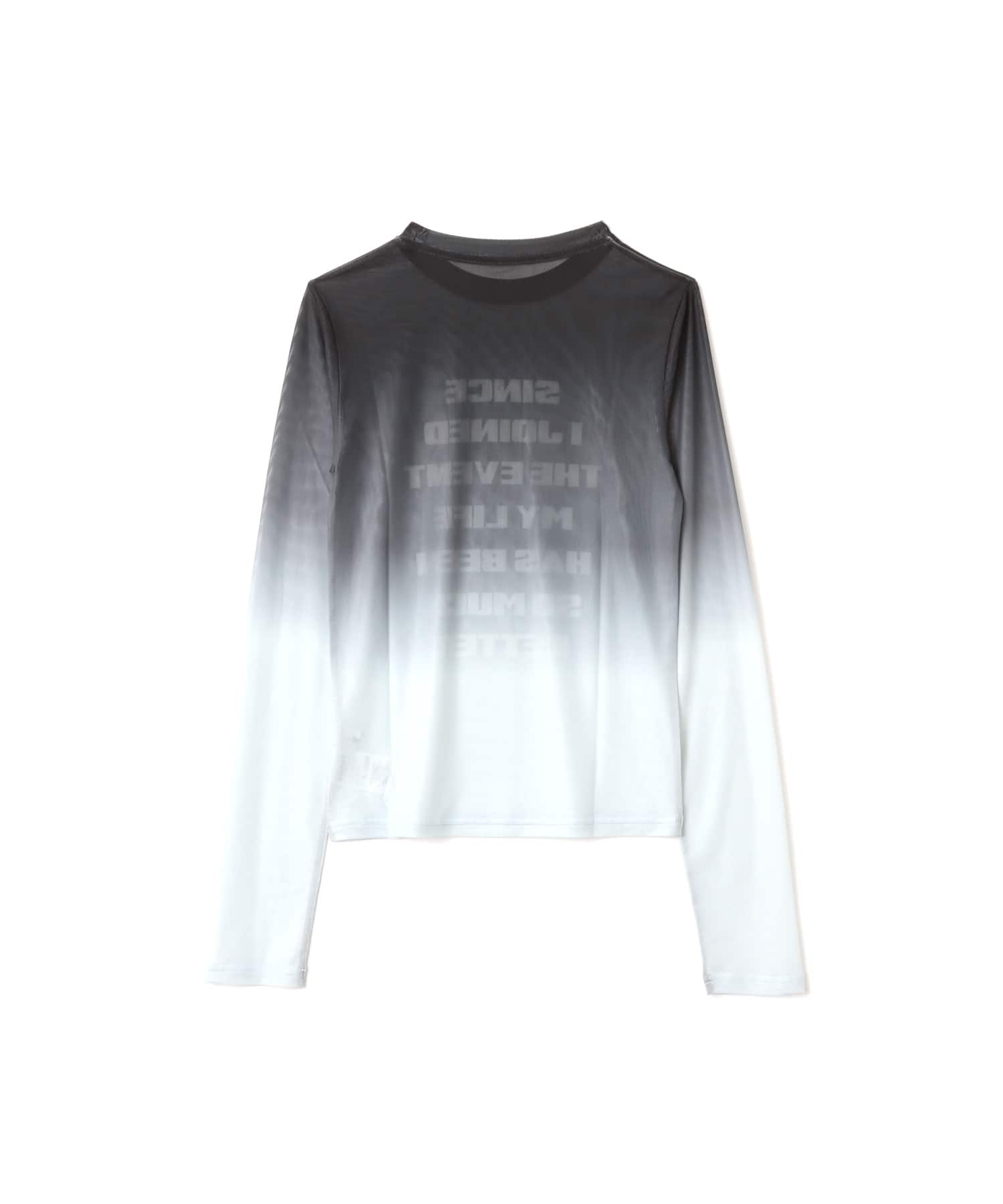 atmos pink See-Through Logo Tops BLACKの画像