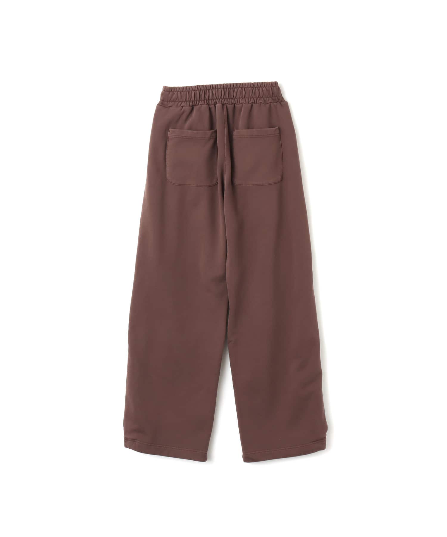 atmos pink Check Docking Sweat Pants BROWNの画像