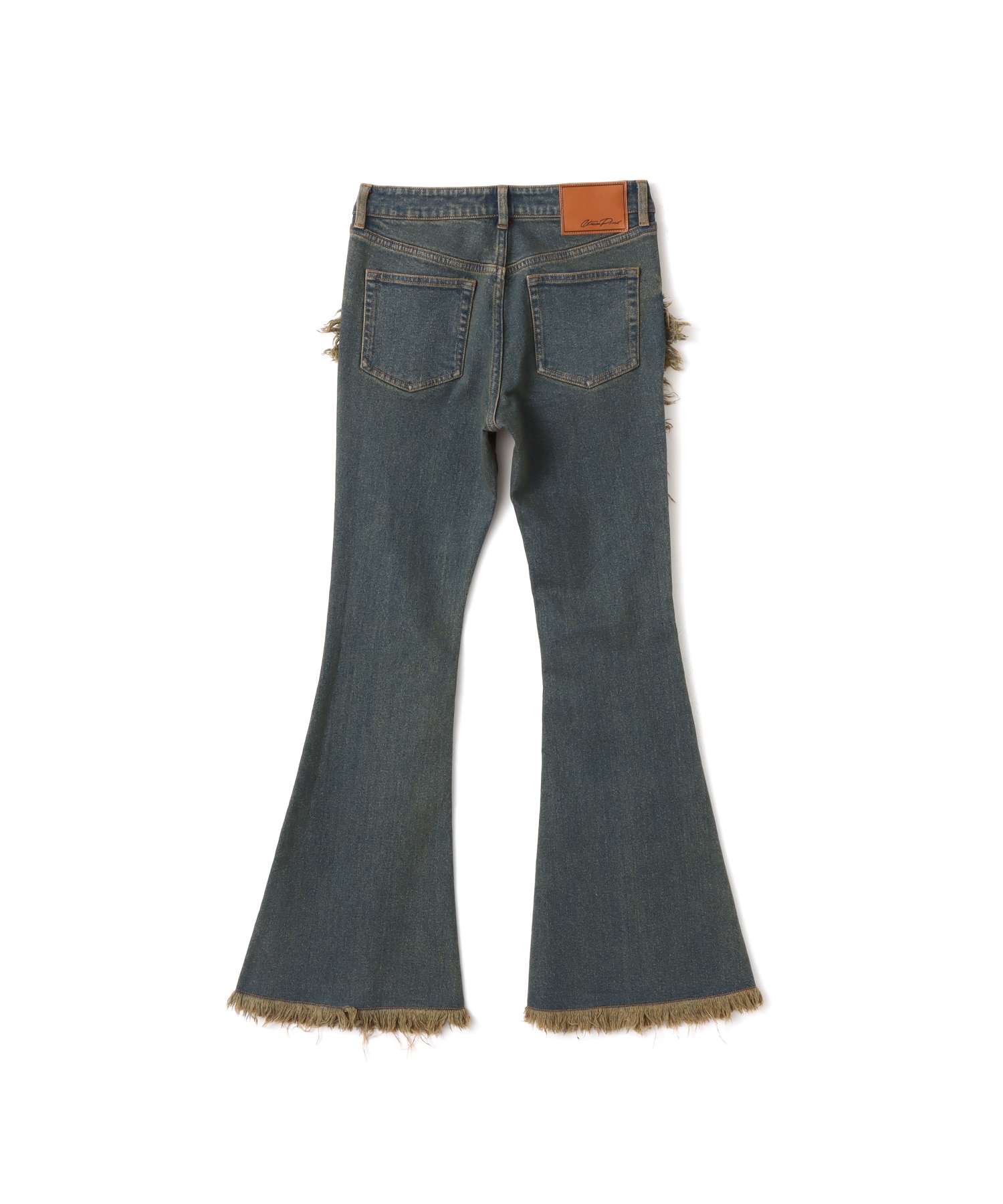 atmos pink Flare Denim Pants BLUEの画像