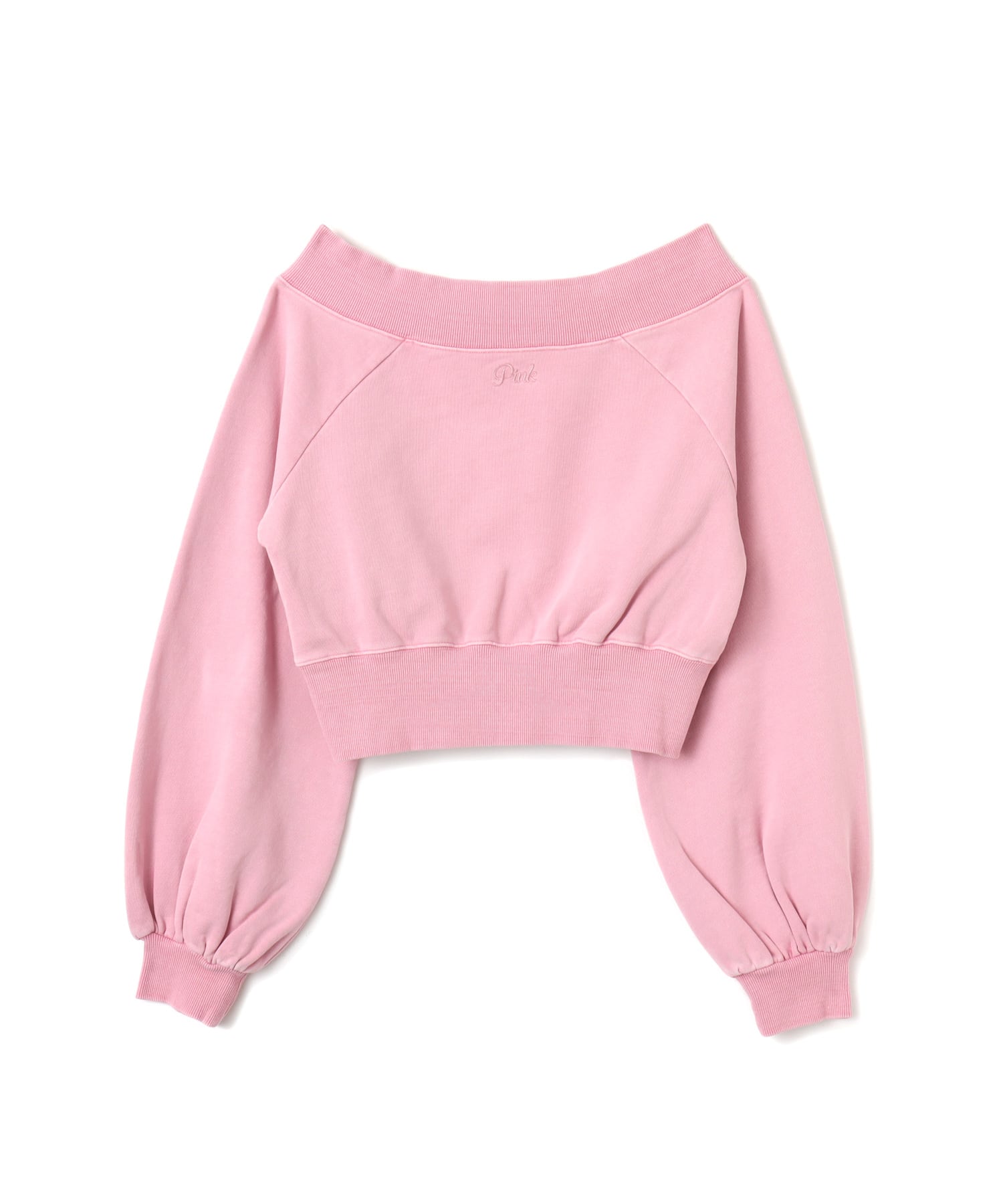 atmos pink Off-shoulder Sweat Top PINKの画像