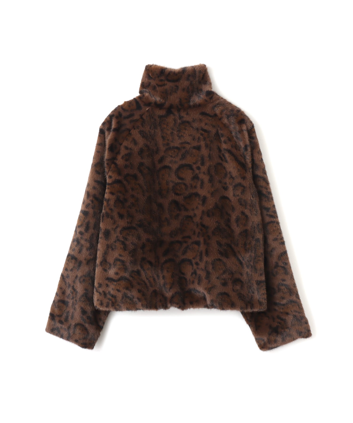 atmos pink Faux Fur Zip Blouson LEOPARDの画像