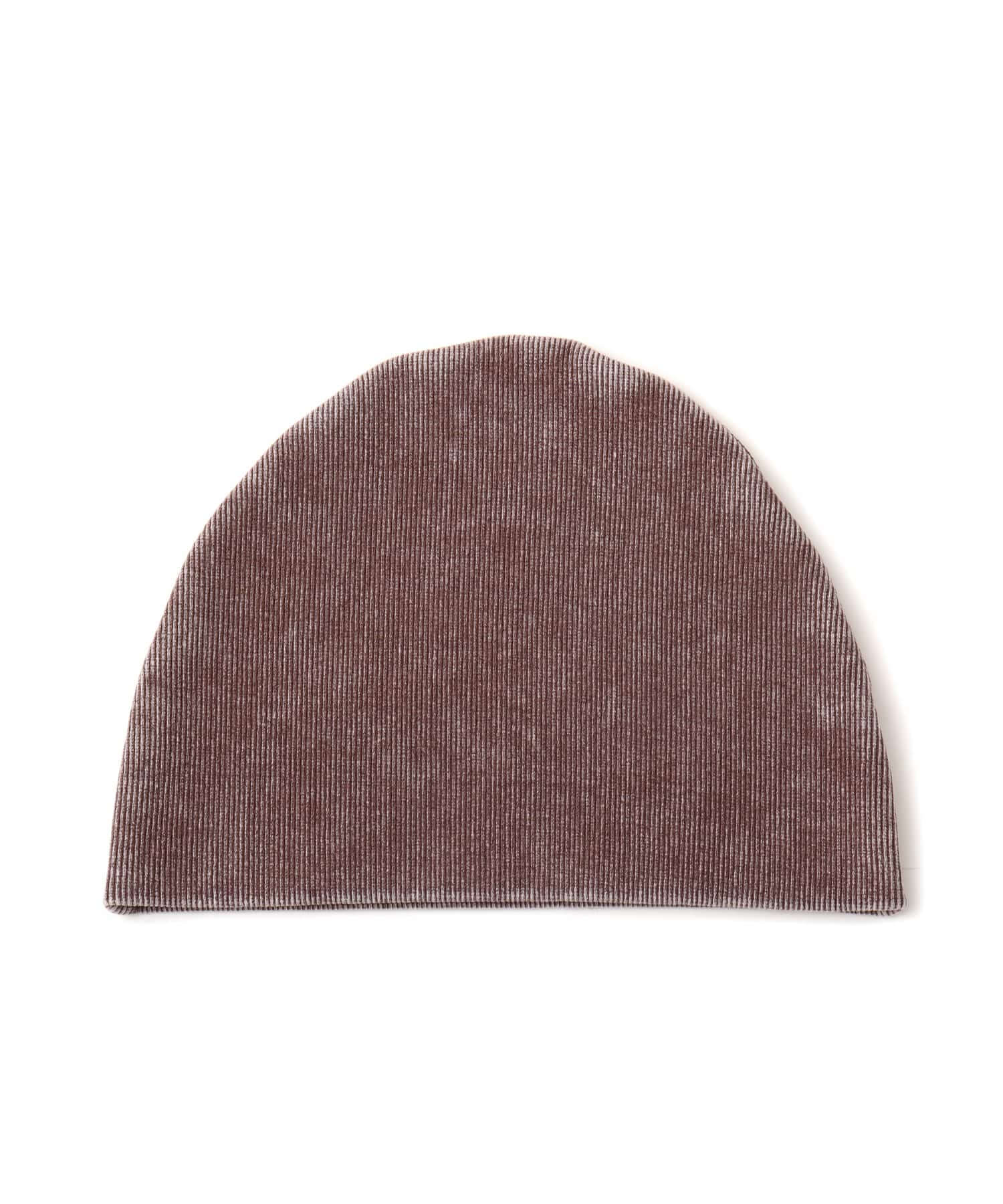 atmos pink Pigment Logo Beanie BROWNの画像