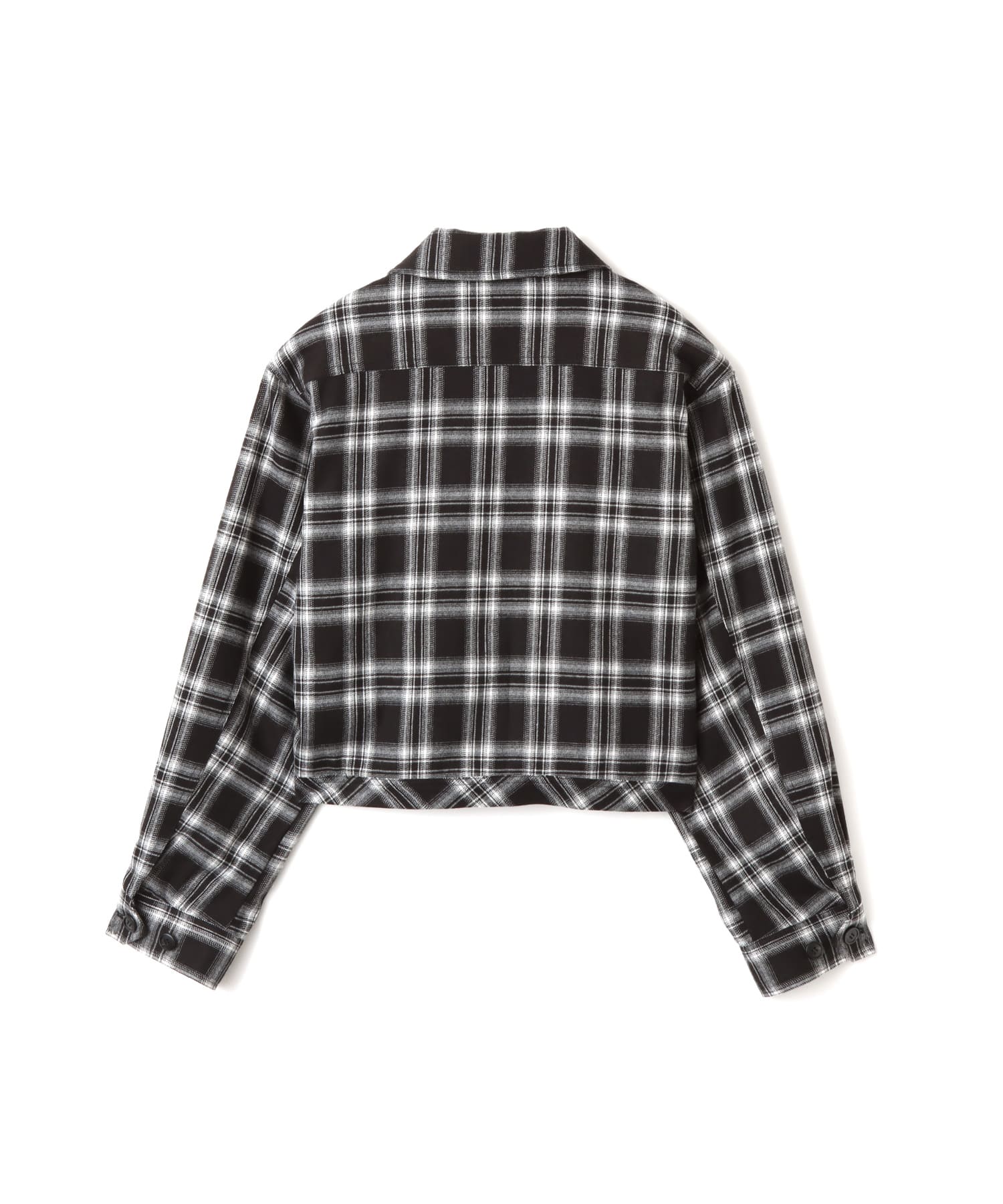atmos pink Plaid Jacket BLACKの画像