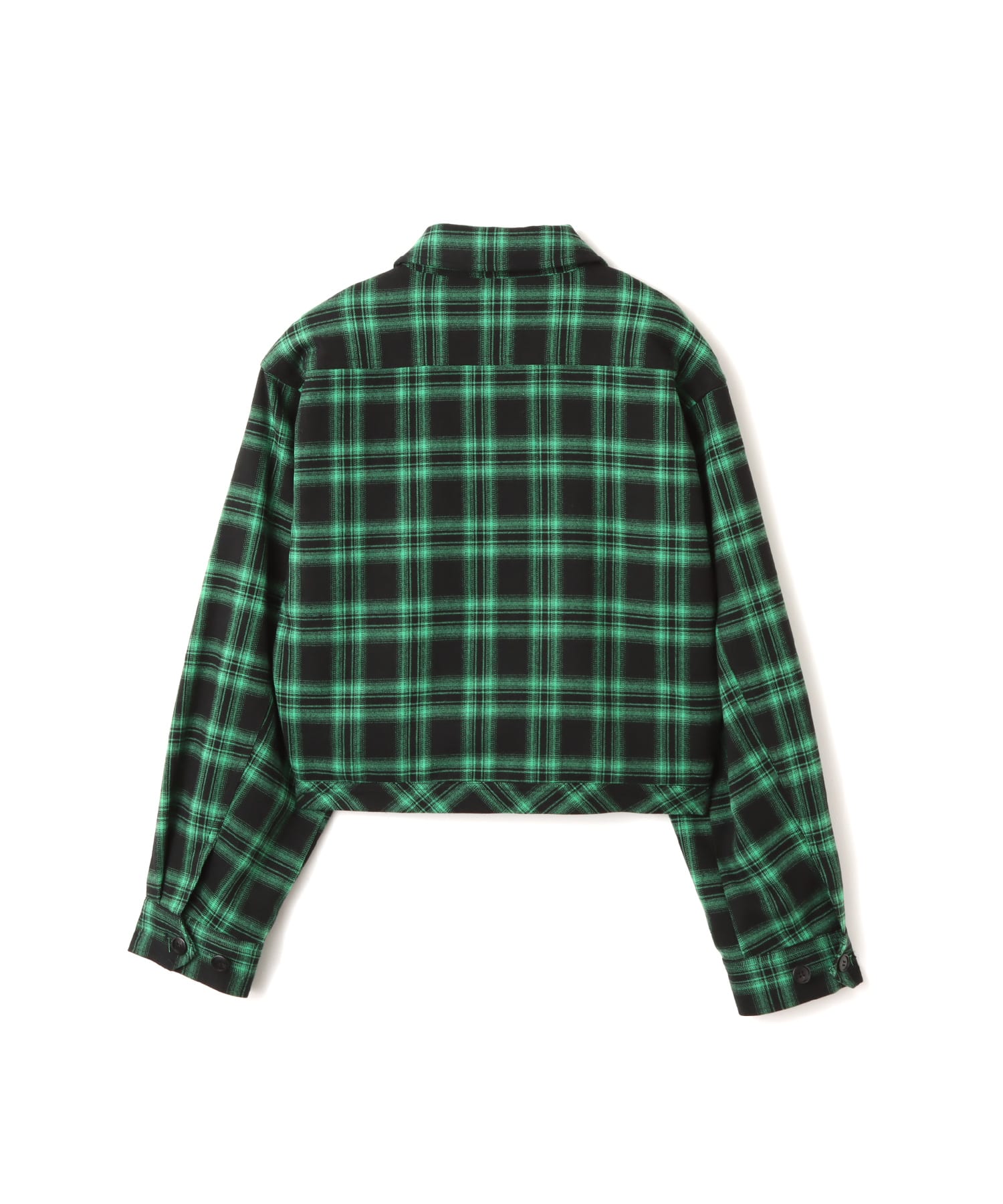 atmos pink Plaid Jacket GREENの画像