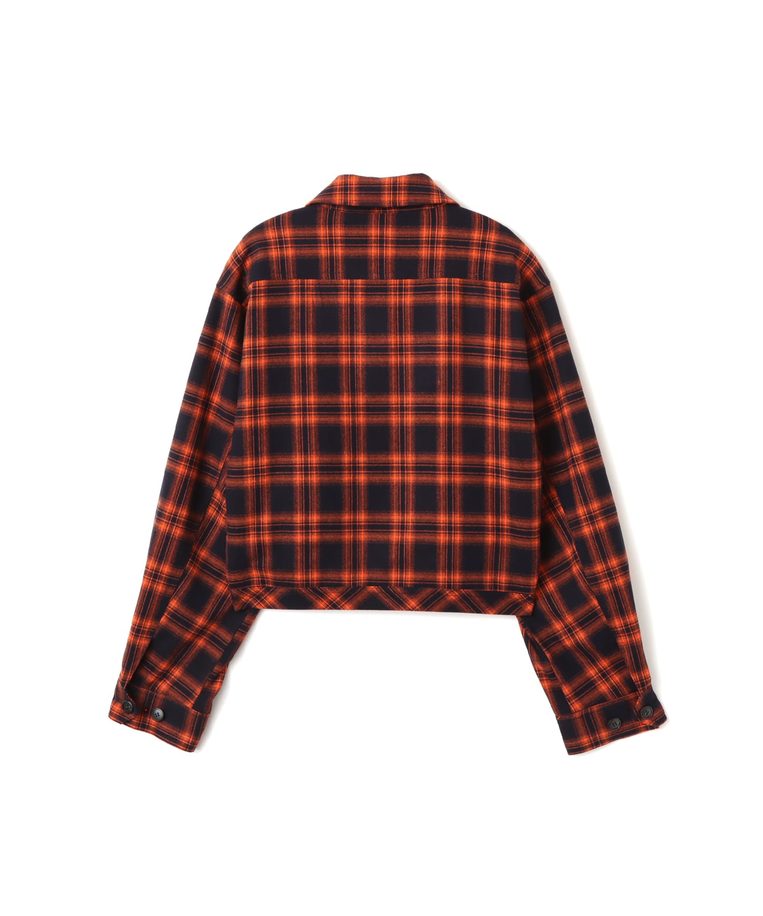 atmos pink Plaid Jacket ORANGEの画像