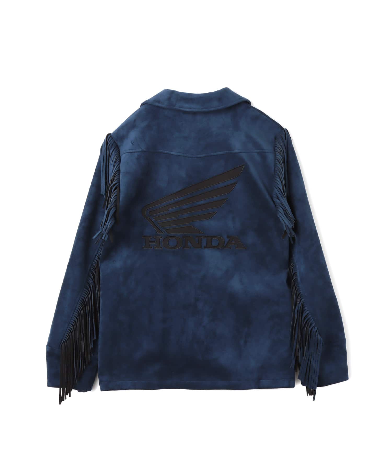 atmos pink x HONDA Faux Suede Jacket NAVYの画像