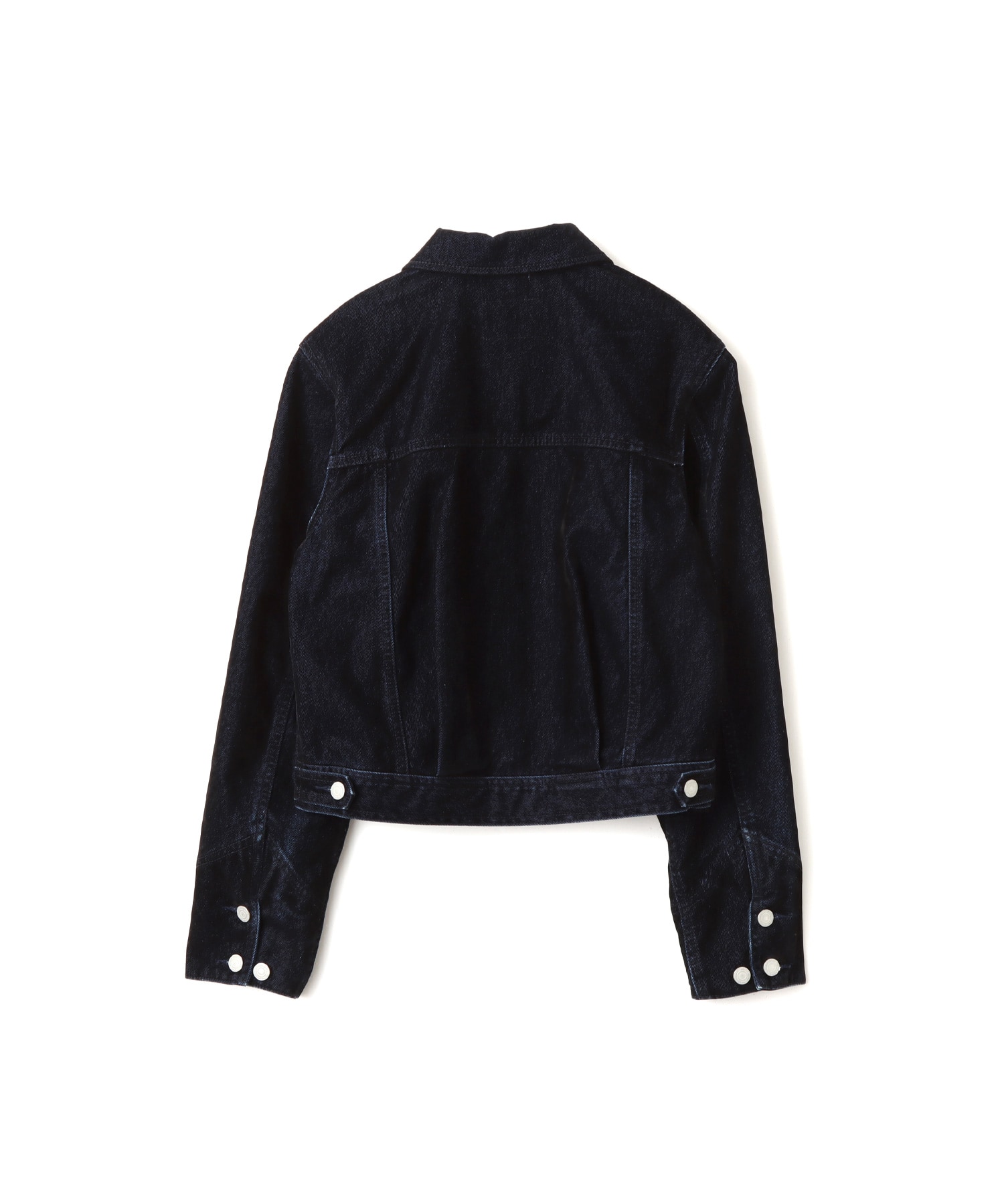 atmos pink Flocky Denim Jacket NAVYの画像