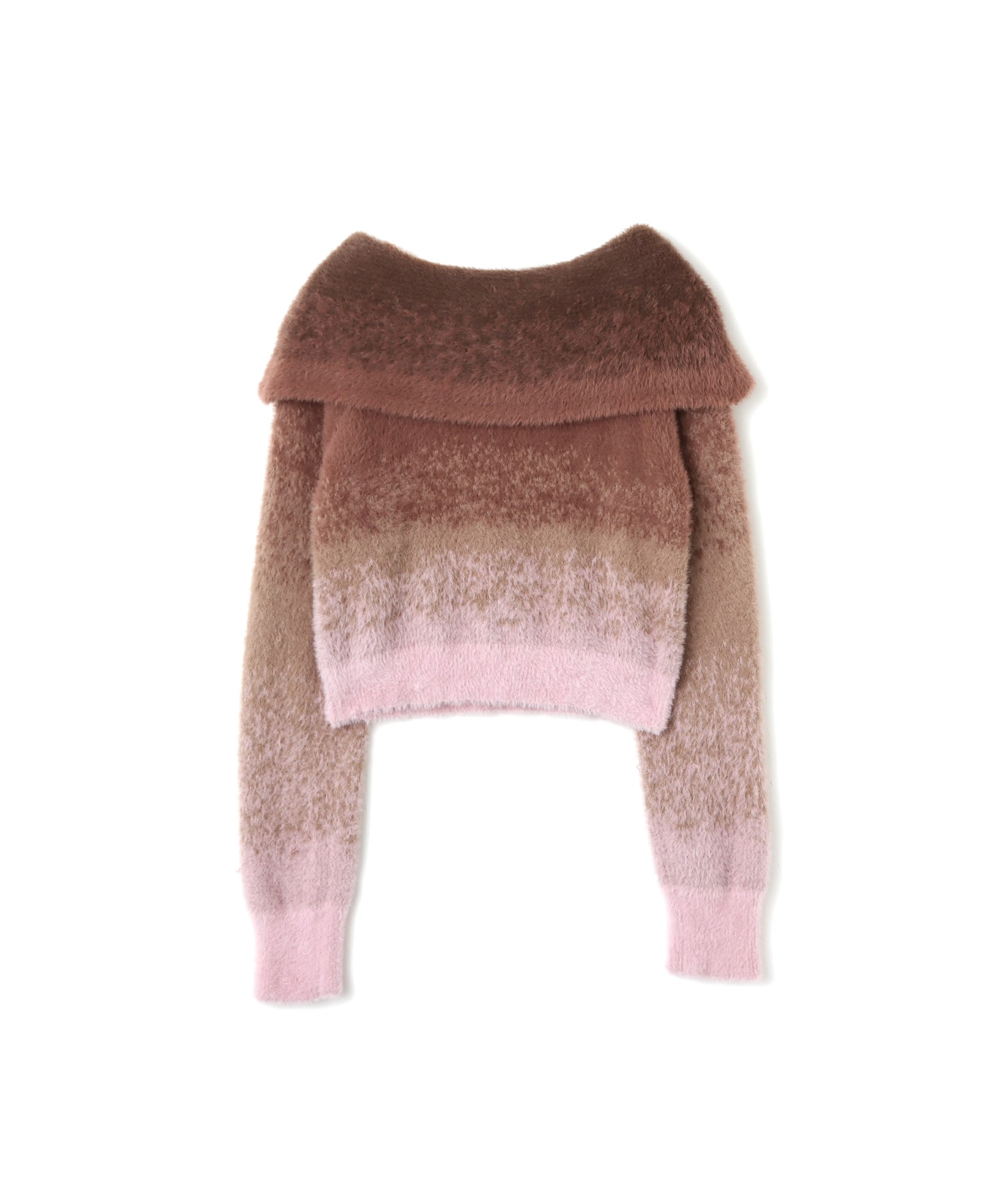 atmos pink Off Shoulder Knit Tops PINKの画像