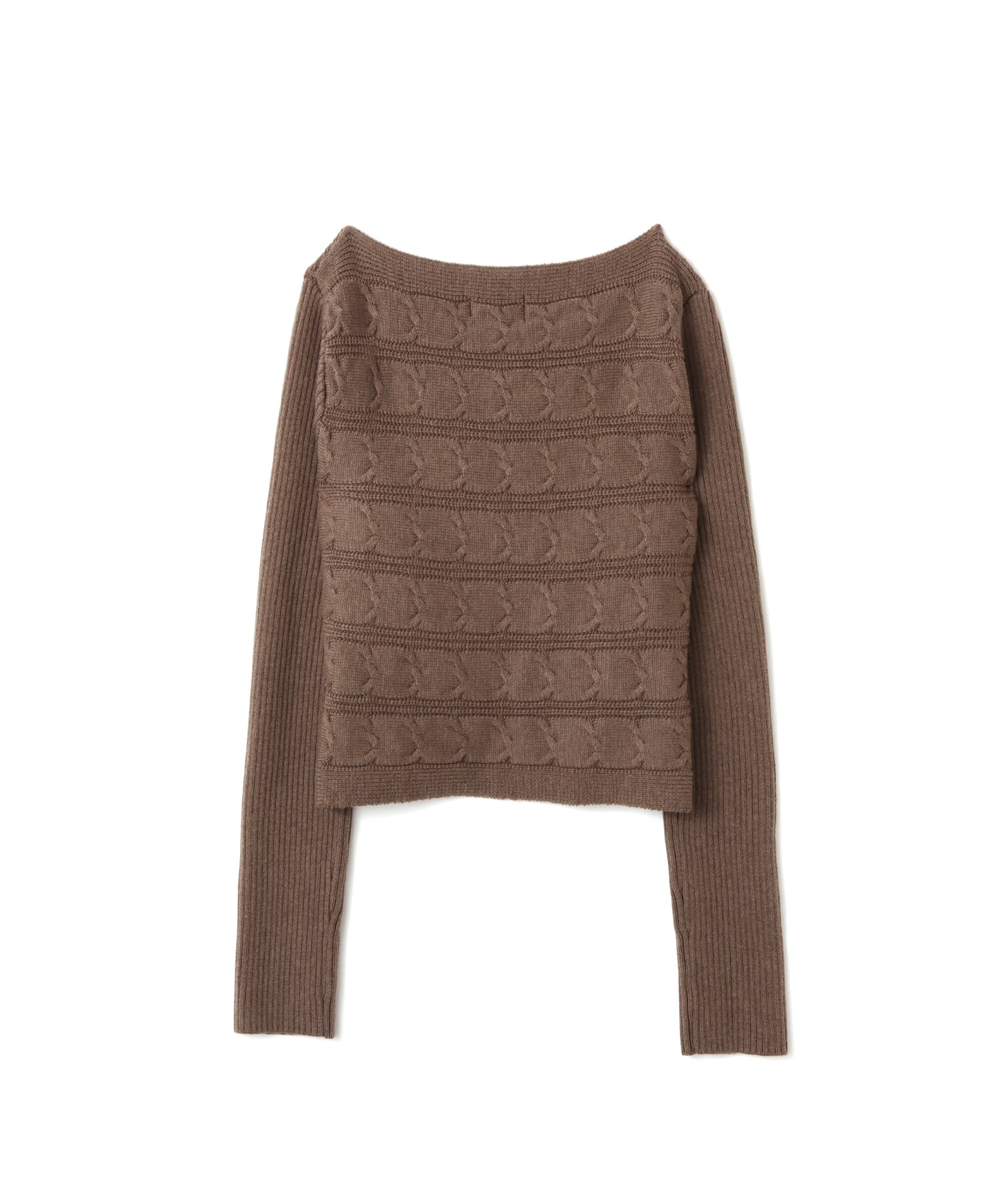 atmos pink Cache-coeur Knit Tops BROWNの画像