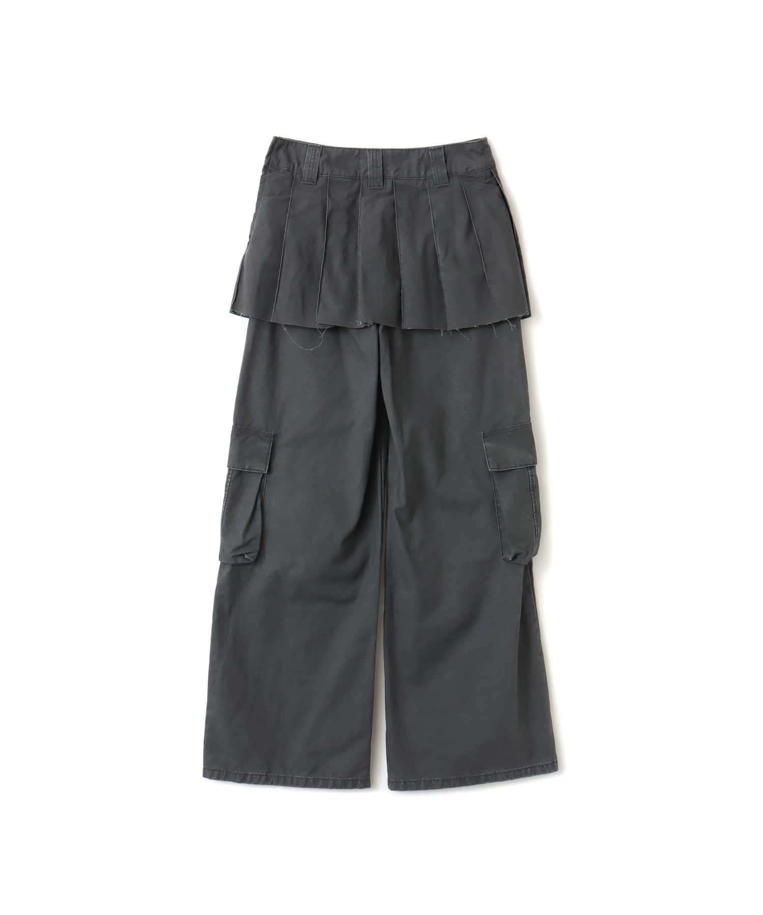 atmos pink Skirt Layered Pants CHARCOALの画像