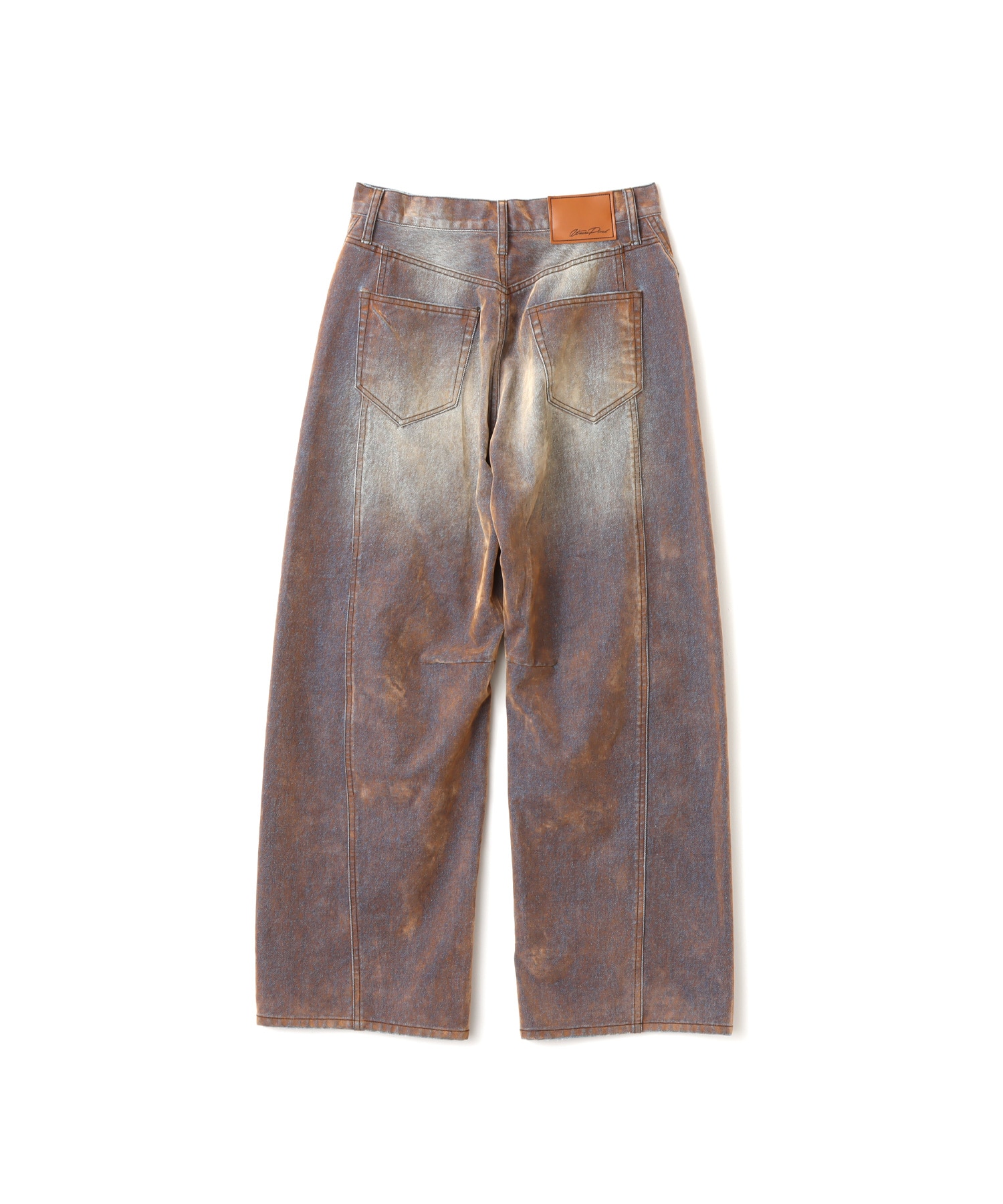 atmos pink Flocky Denim Pants BRONZEの画像