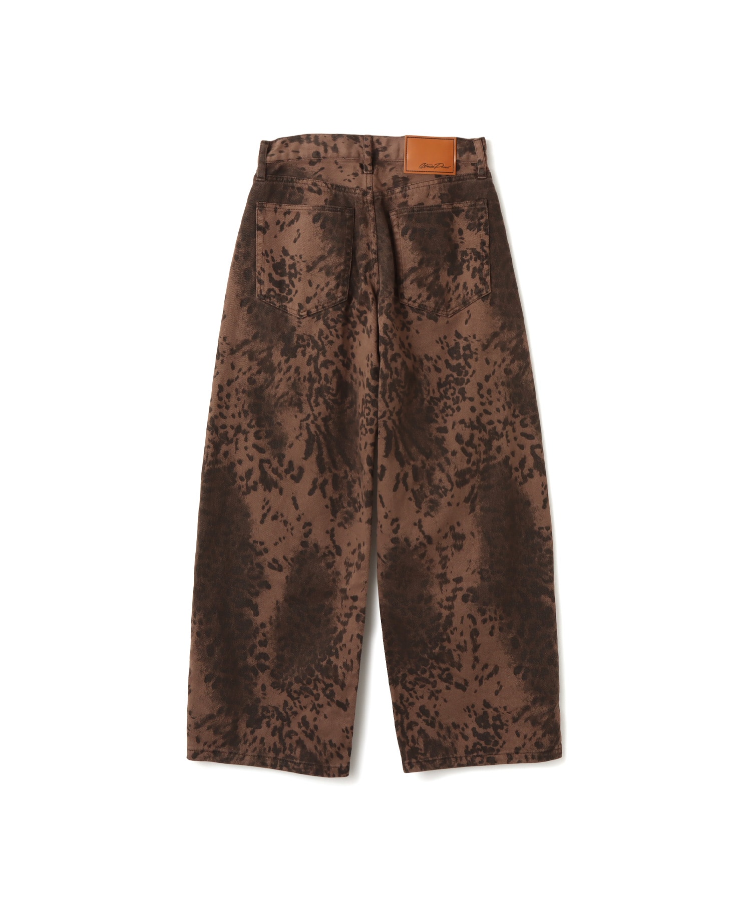 atmos pink Leopard All-Over Pants BROWNの画像