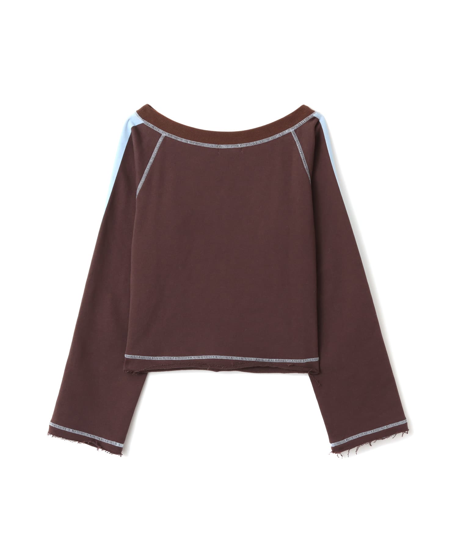 atmos pink Numbering Sweat Top BROWNの画像