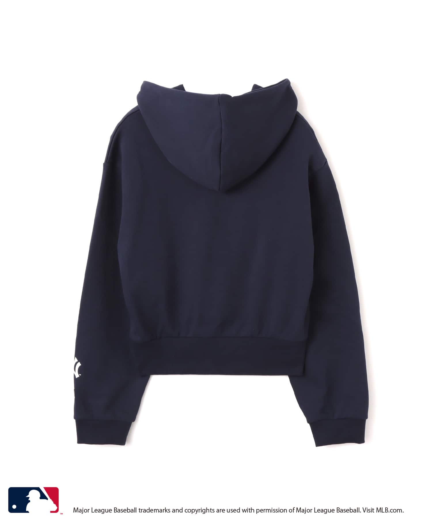atmos pink MLB Studs Logo Sweat Hoodie NAVYの画像