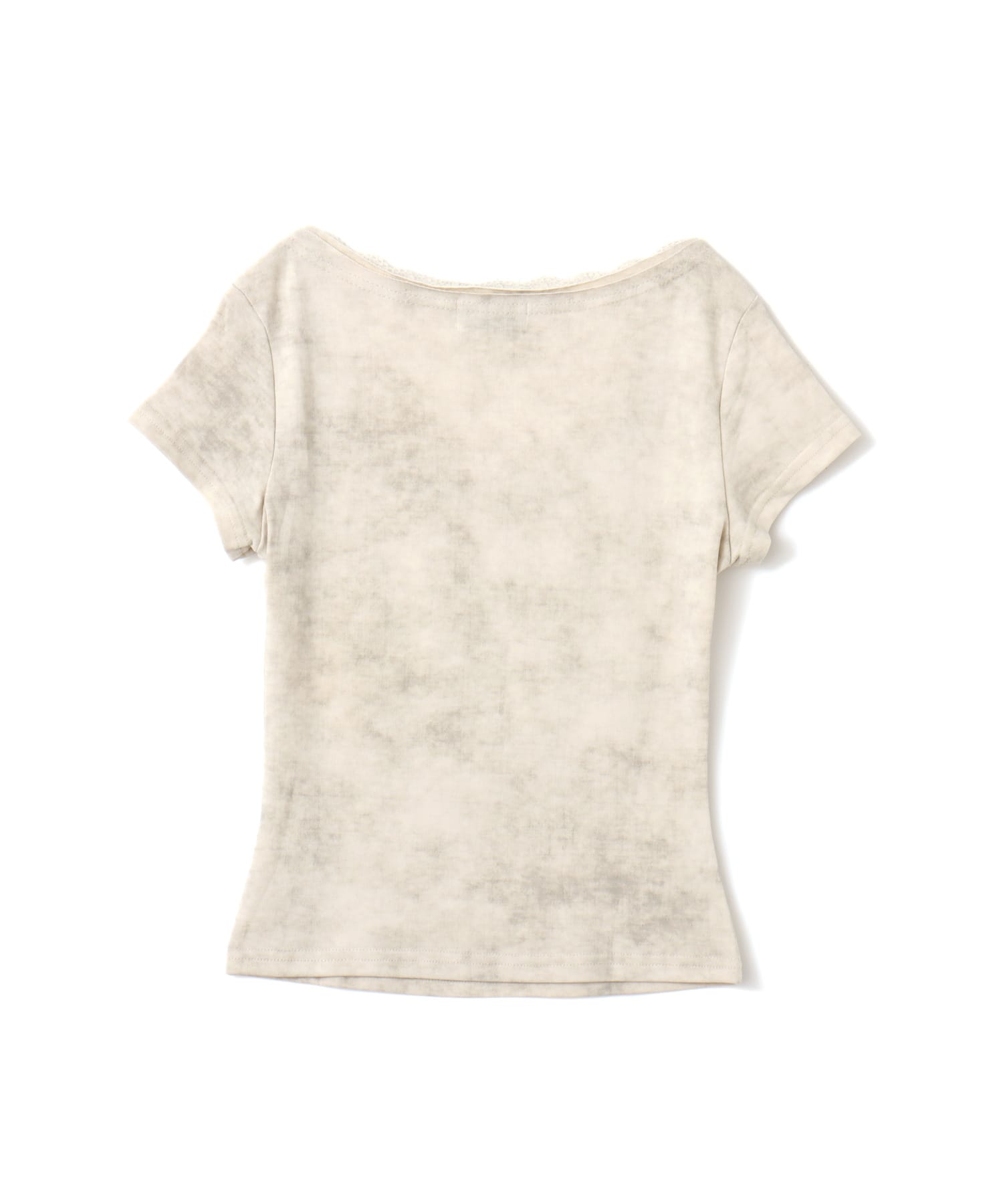 atmos pink Lace Print T-shirt BEIGEの画像