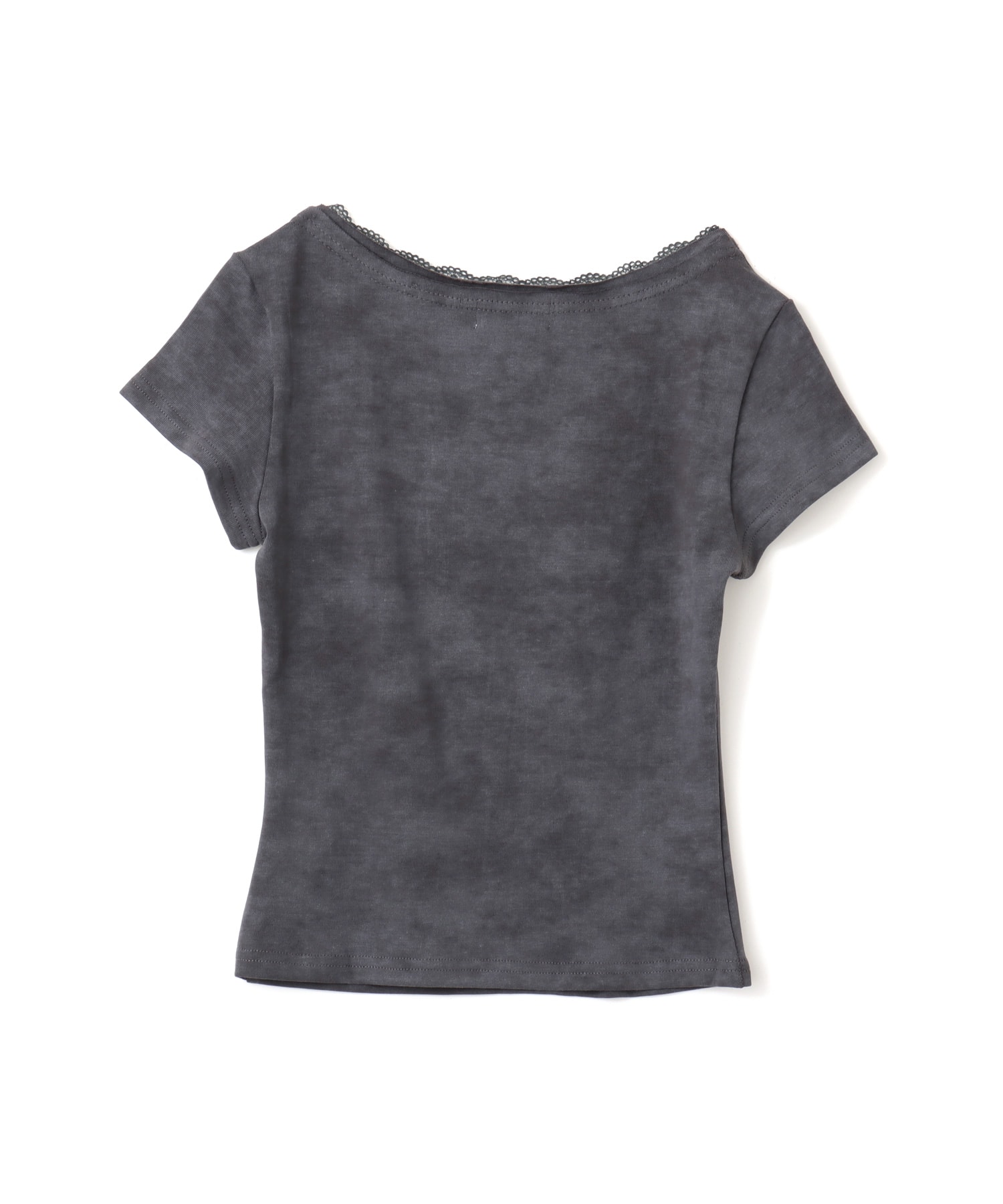 atmos pink Lace Print T-shirt BLACKの画像