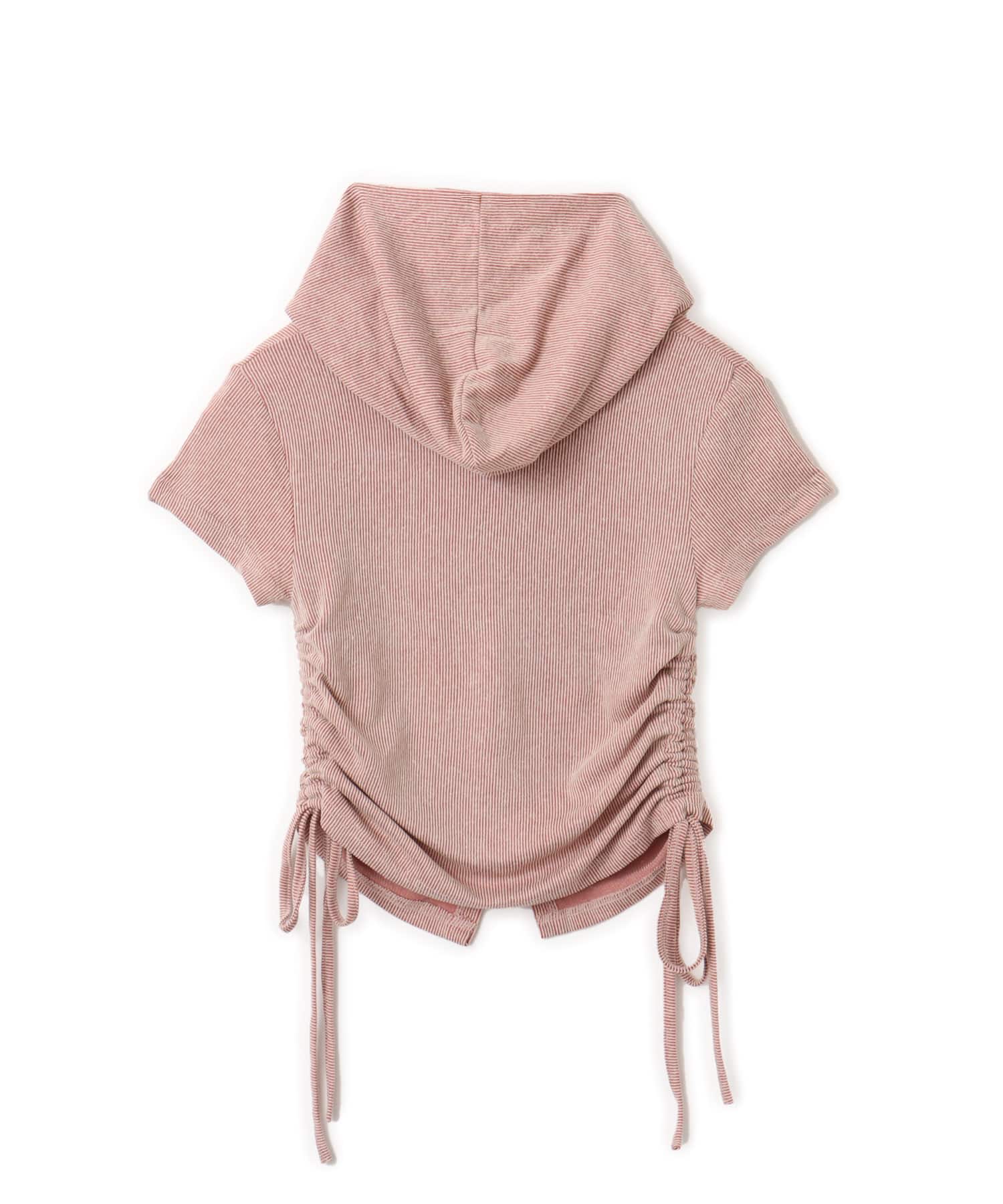 atmos pink Shirring Hoodie Cardigan PINKの画像