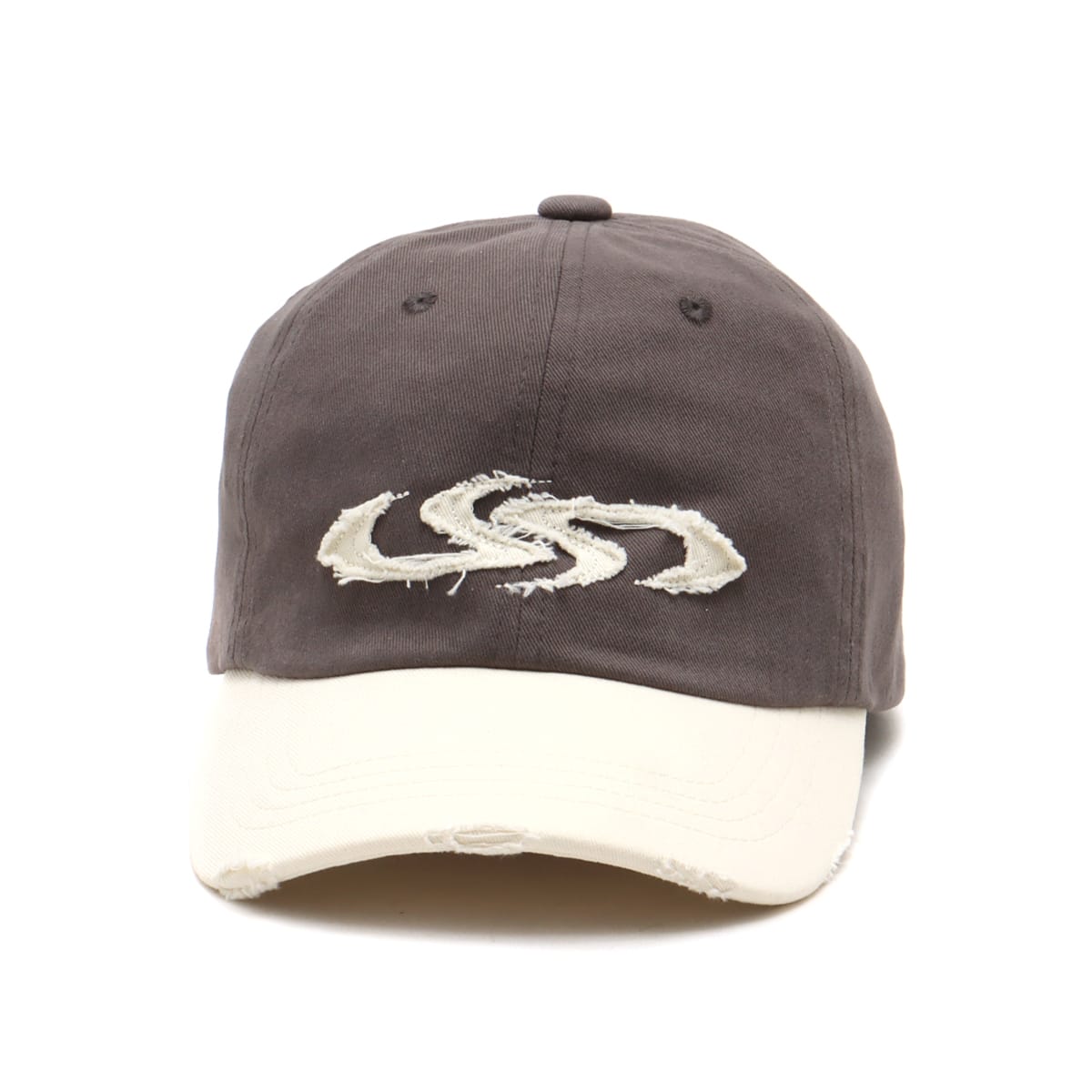 atmos pink Bi-Color Twill Cap BLACKの画像