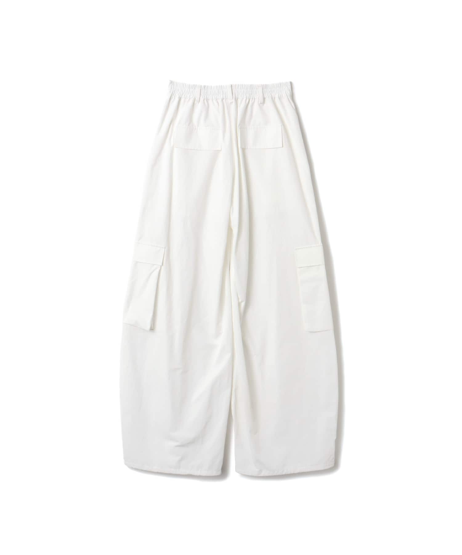 atmos pink Baggy Nylon Pants WHITEの画像