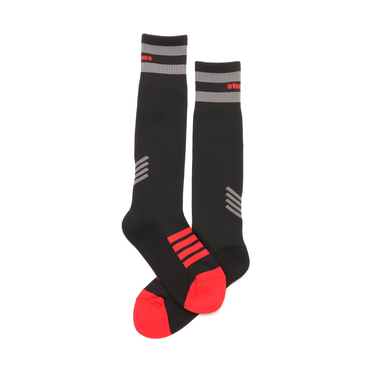 atmos pink Soccer High Socks BLACKの画像