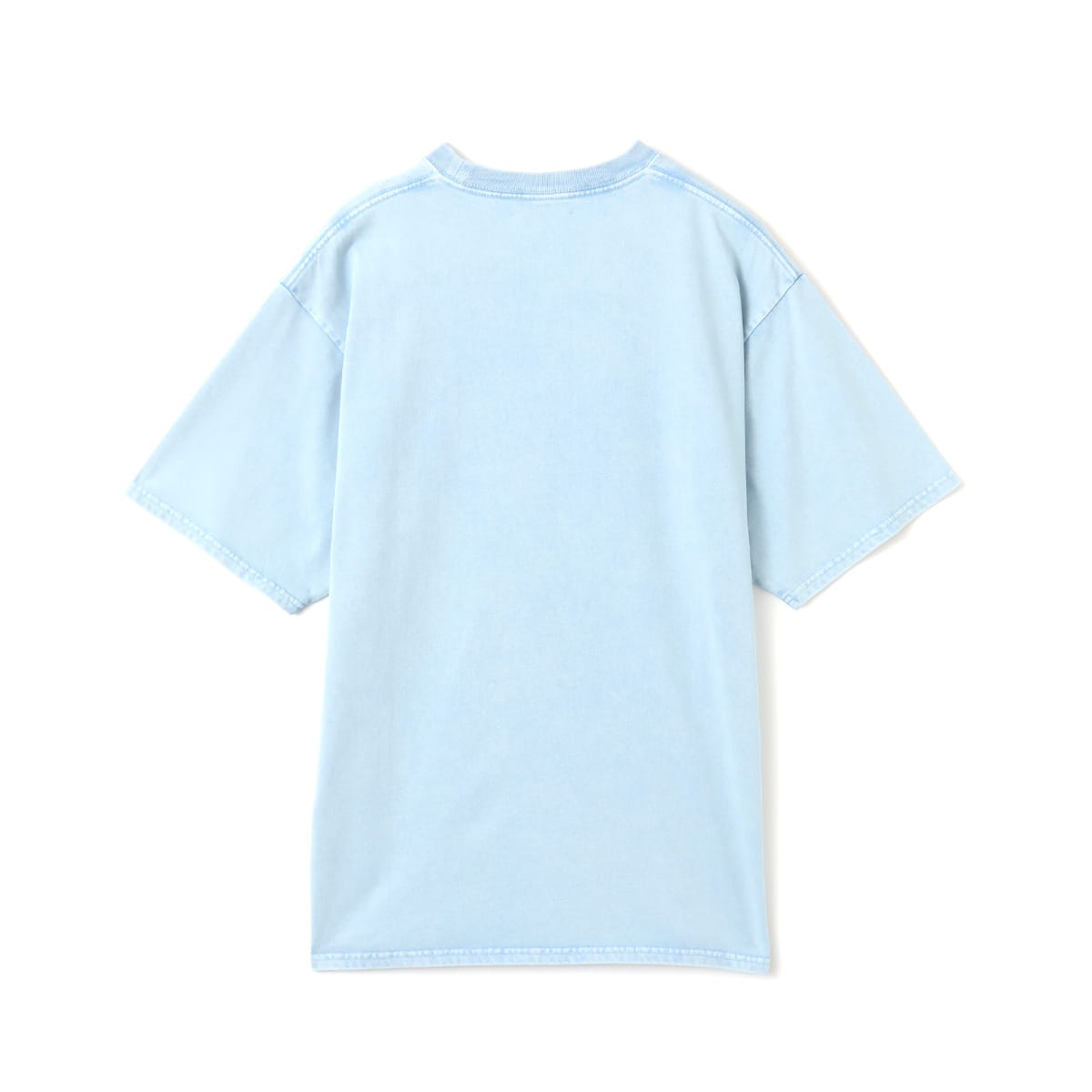 atmos pink Bleached Finishing T-shirt BLUEの画像
