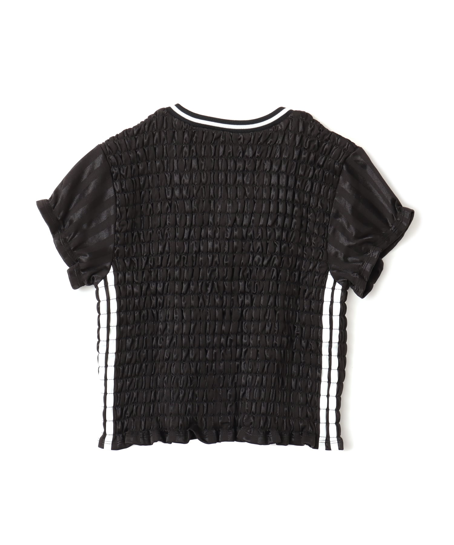 atmos pink Shirring Mini Game Shirt BLACKの画像