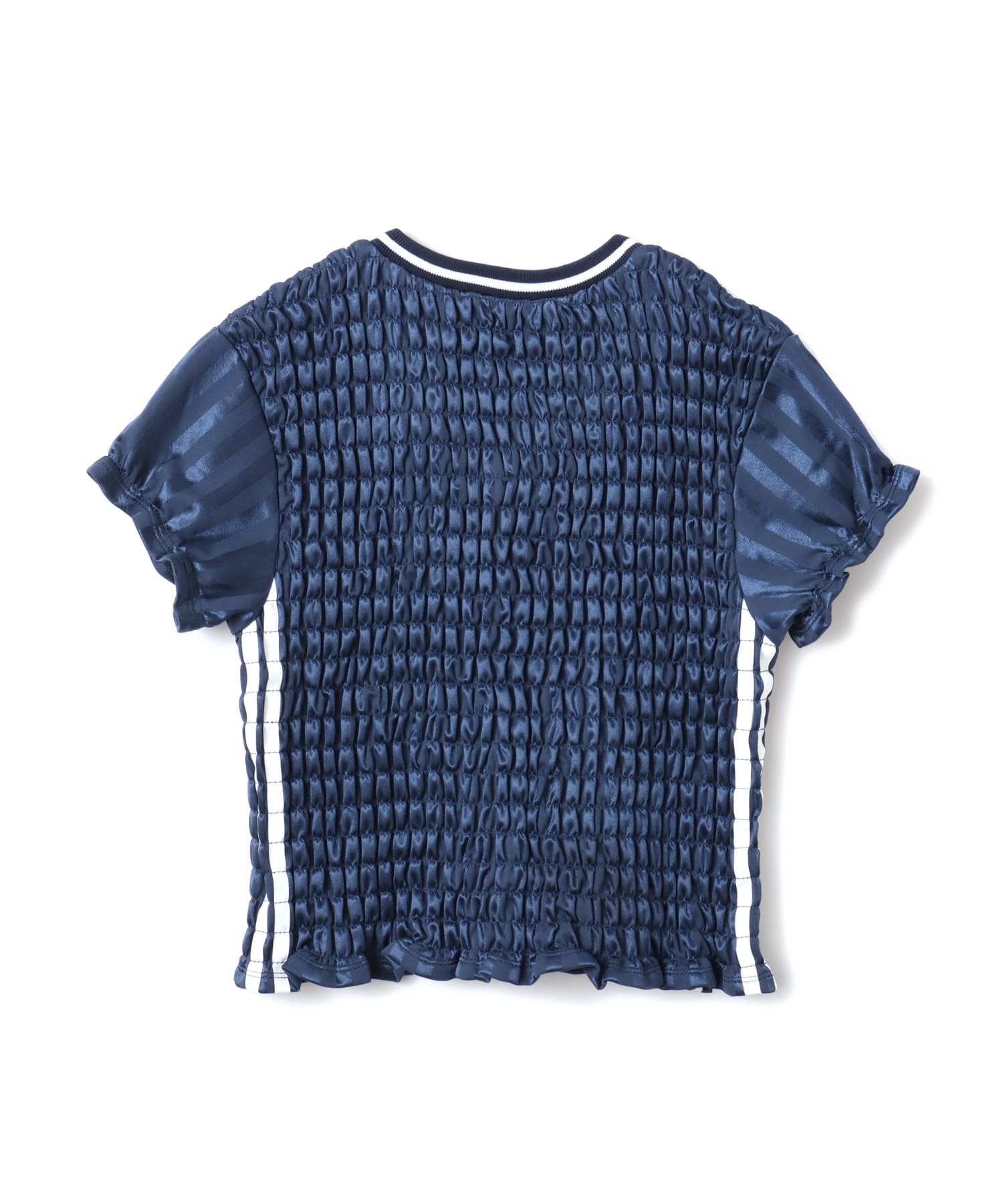atmos pink Shirring Mini Game Shirt NAVYの画像