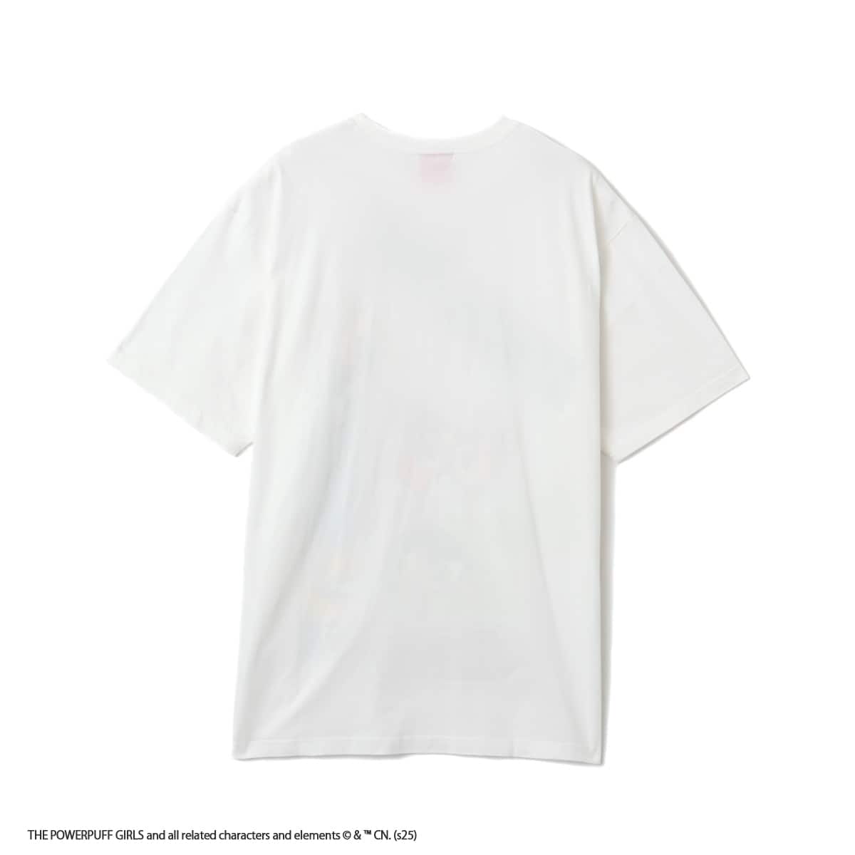 The Powerpuff Girls x atmos pink Vintage T-shirt WHITEの画像