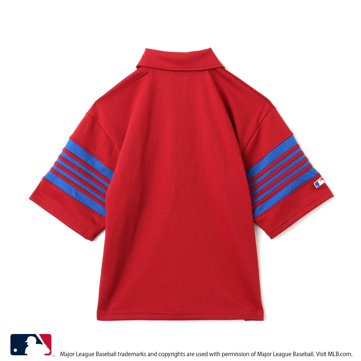 atmos pink MLB Mesh T-shirt REDの画像