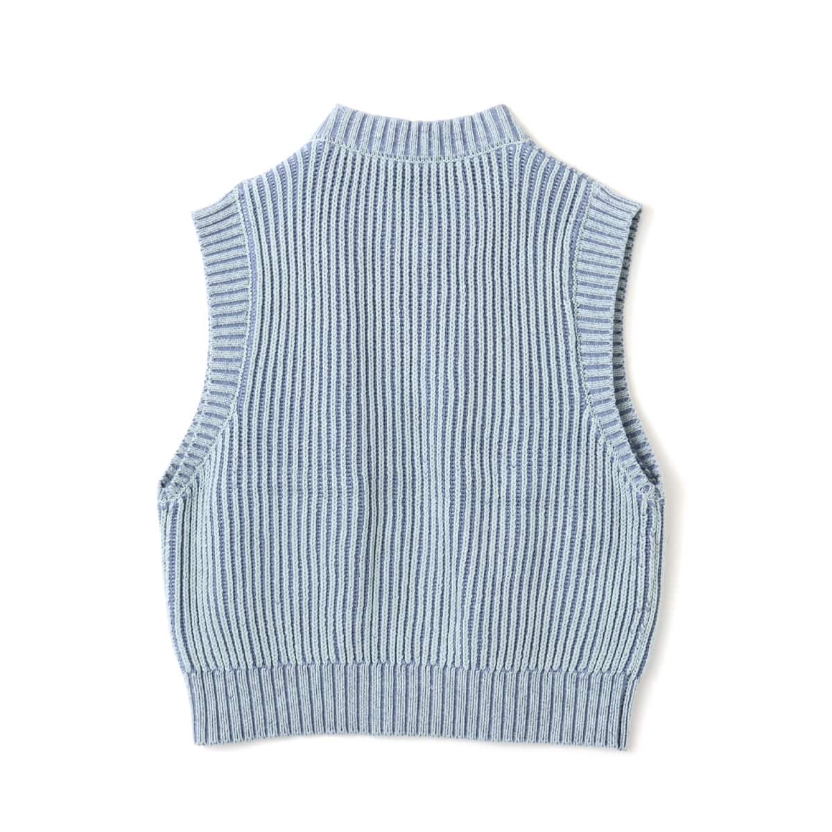 atmos pink Pigment Knit Vest BLUE（アトモス ピンク