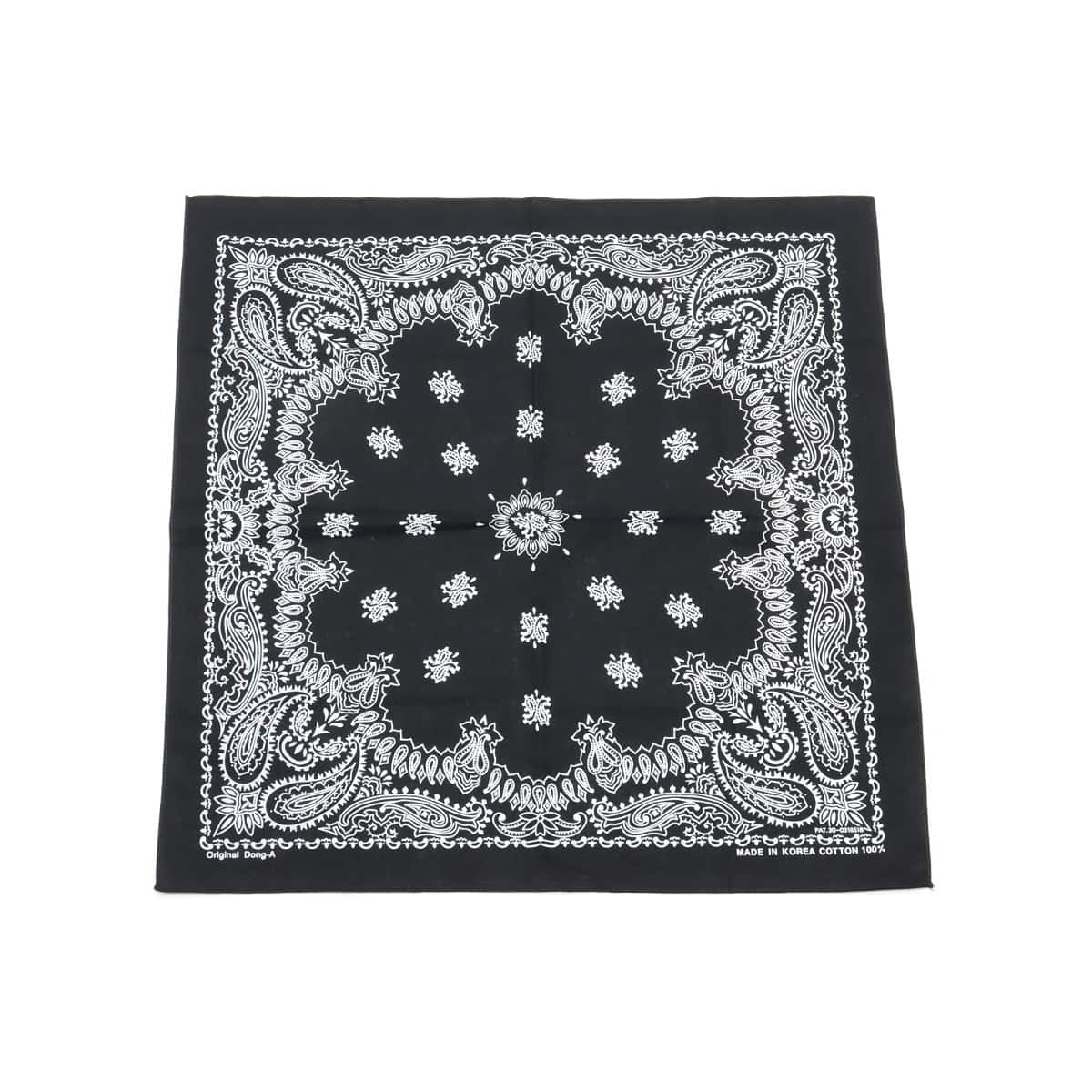 atmos pink Paisley Scarf BLACKの画像