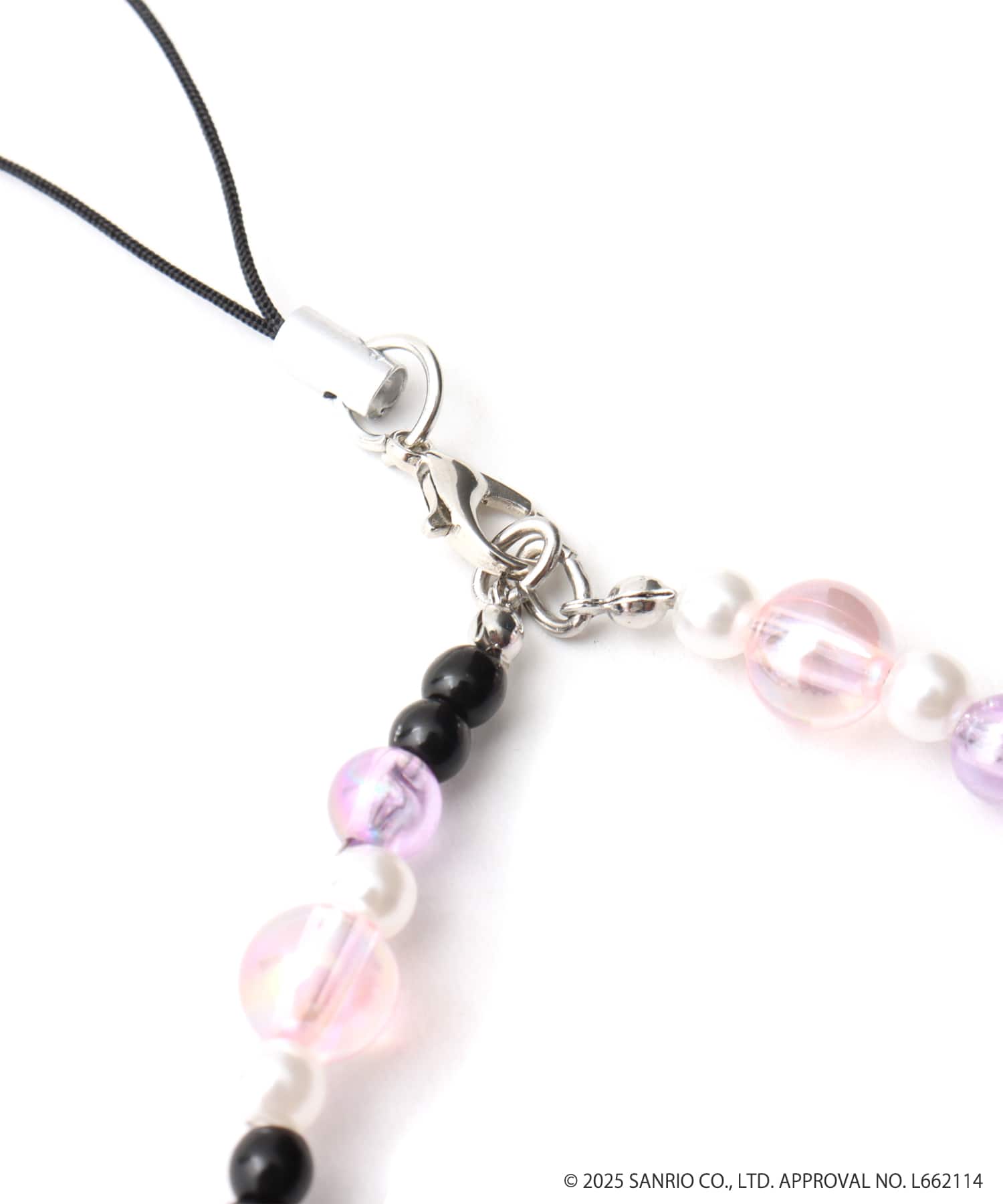 atmos pink x MY MELODY & KUROMI Charm PURPLEの画像