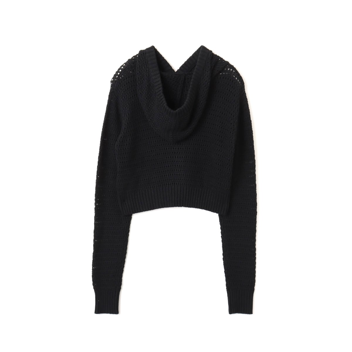 atmos pink Hoodie Knit Cardigan BLACKの画像