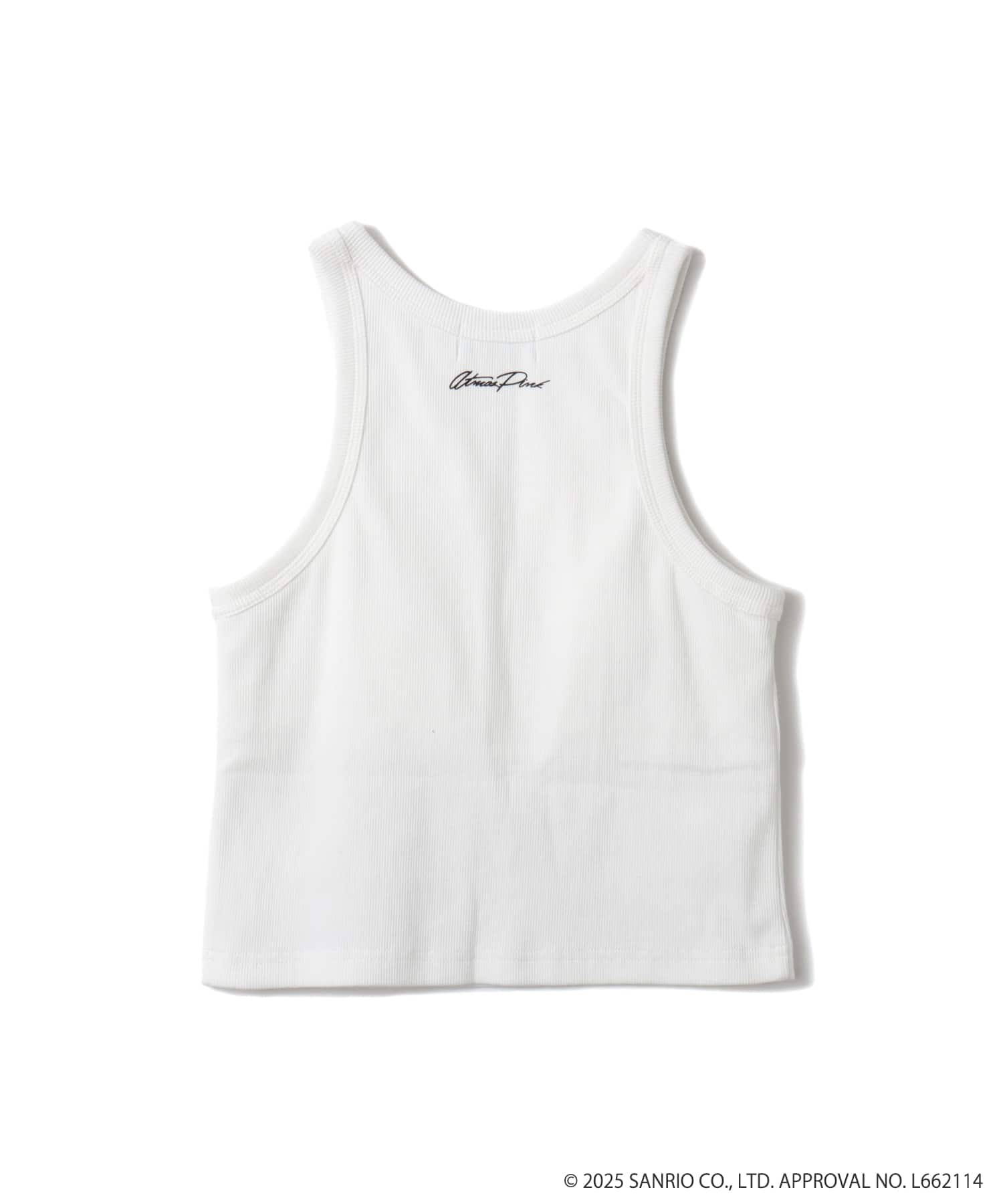 atmos pink x MY MELODY & KUROMI Print Tank Top WHITEの画像