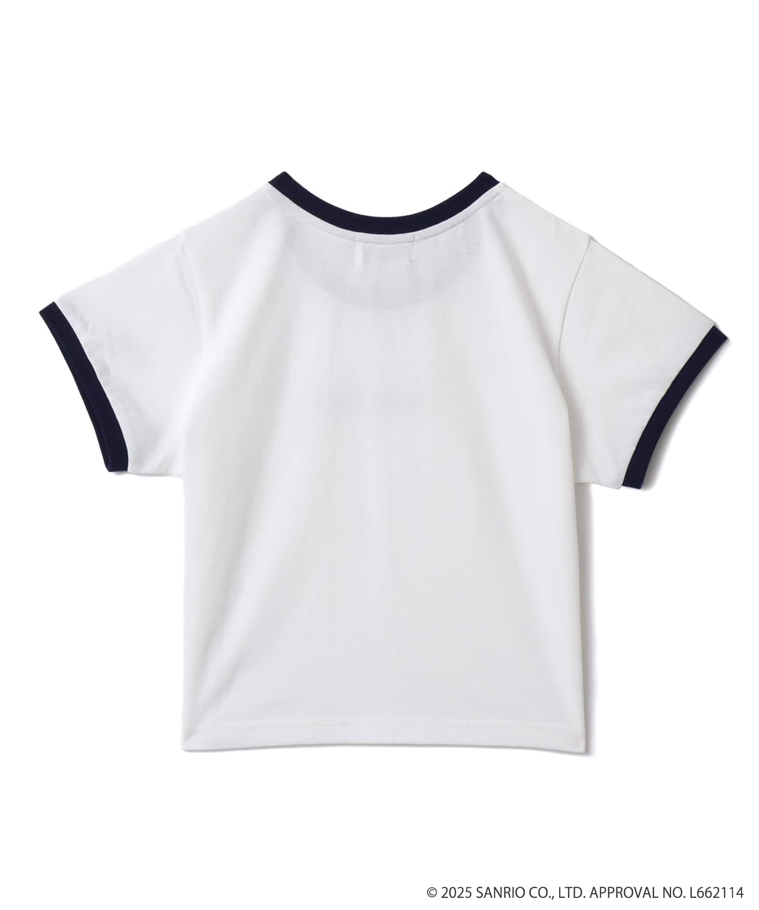 atmos pink x MY MELODY & KUROMI Ringer Neck T-shirt WHITEの画像