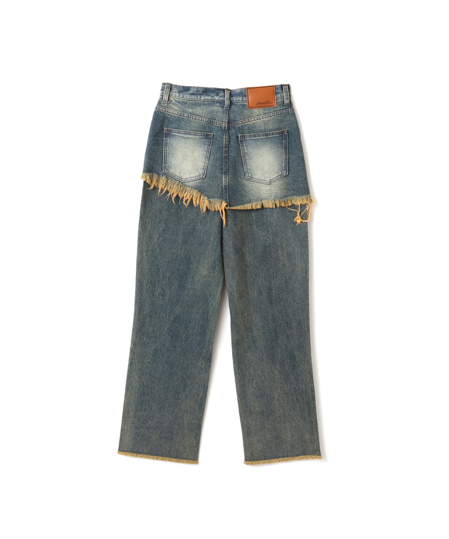 atmos pink Layered Denim Pants BLUEの画像