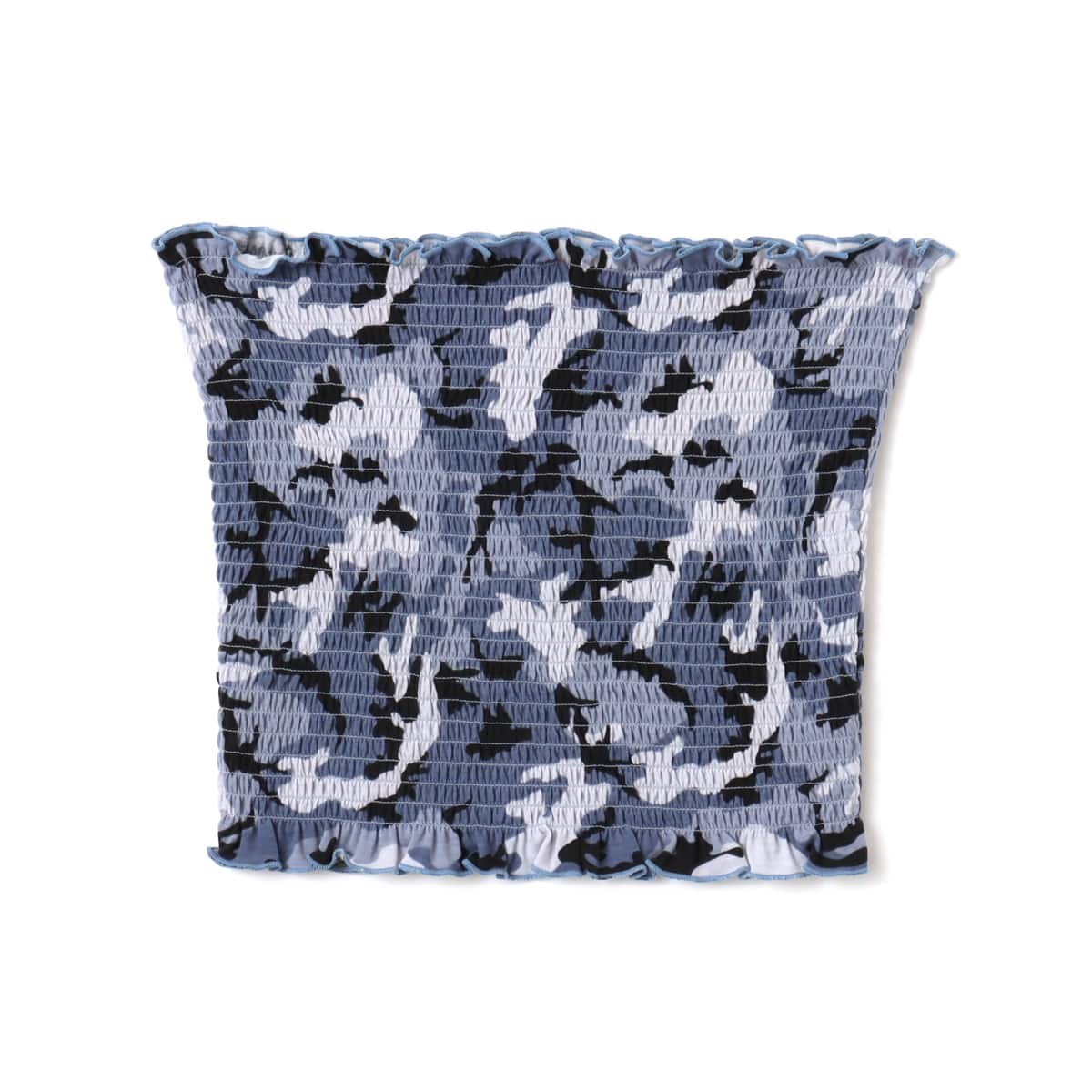 atmos pink Camouflage Shirring Baretop CAMOUFLAGE BLUEの画像