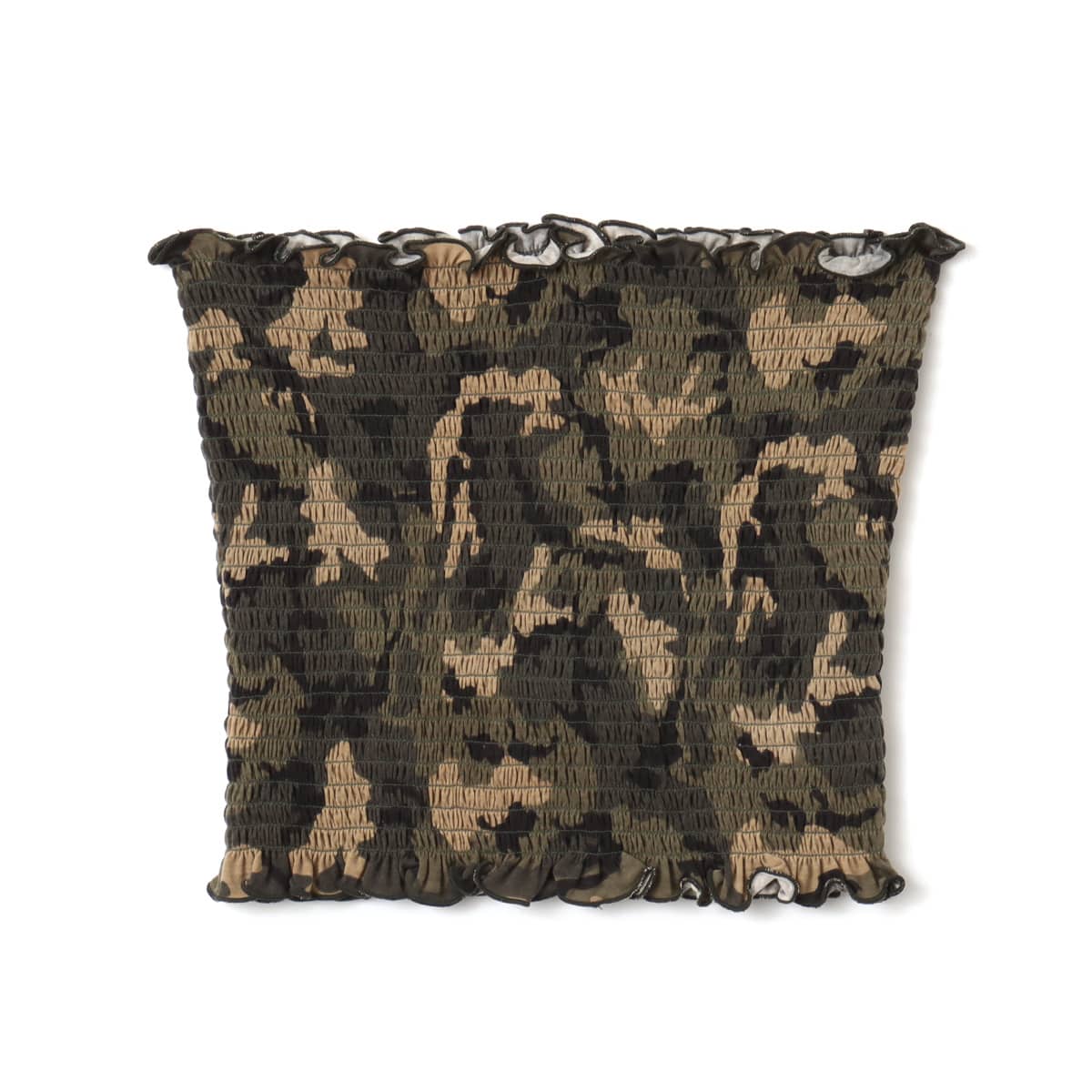 atmos pink Camouflage Shirring Baretop CAMOUFLAGE KHAKIの画像