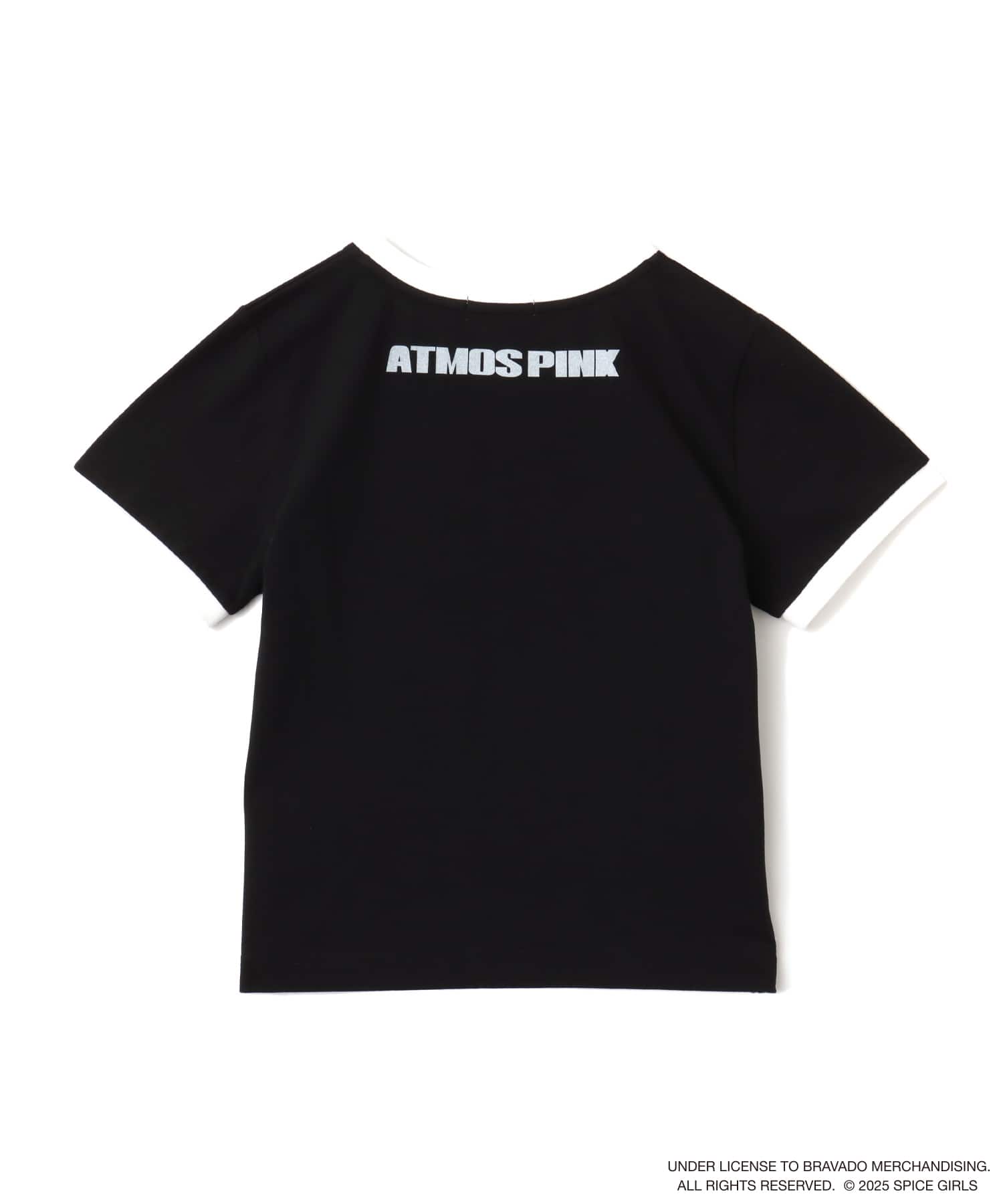 atmos pink x SPICE GIRLS Short T-shirt BLACKの画像