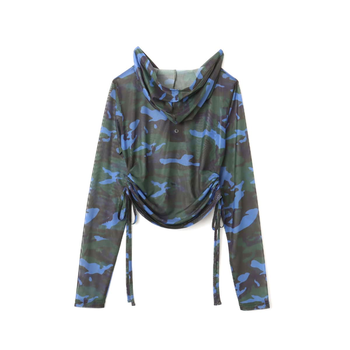 atmos pink See-through Hoodie CAMOUFLAGE BLUEの画像