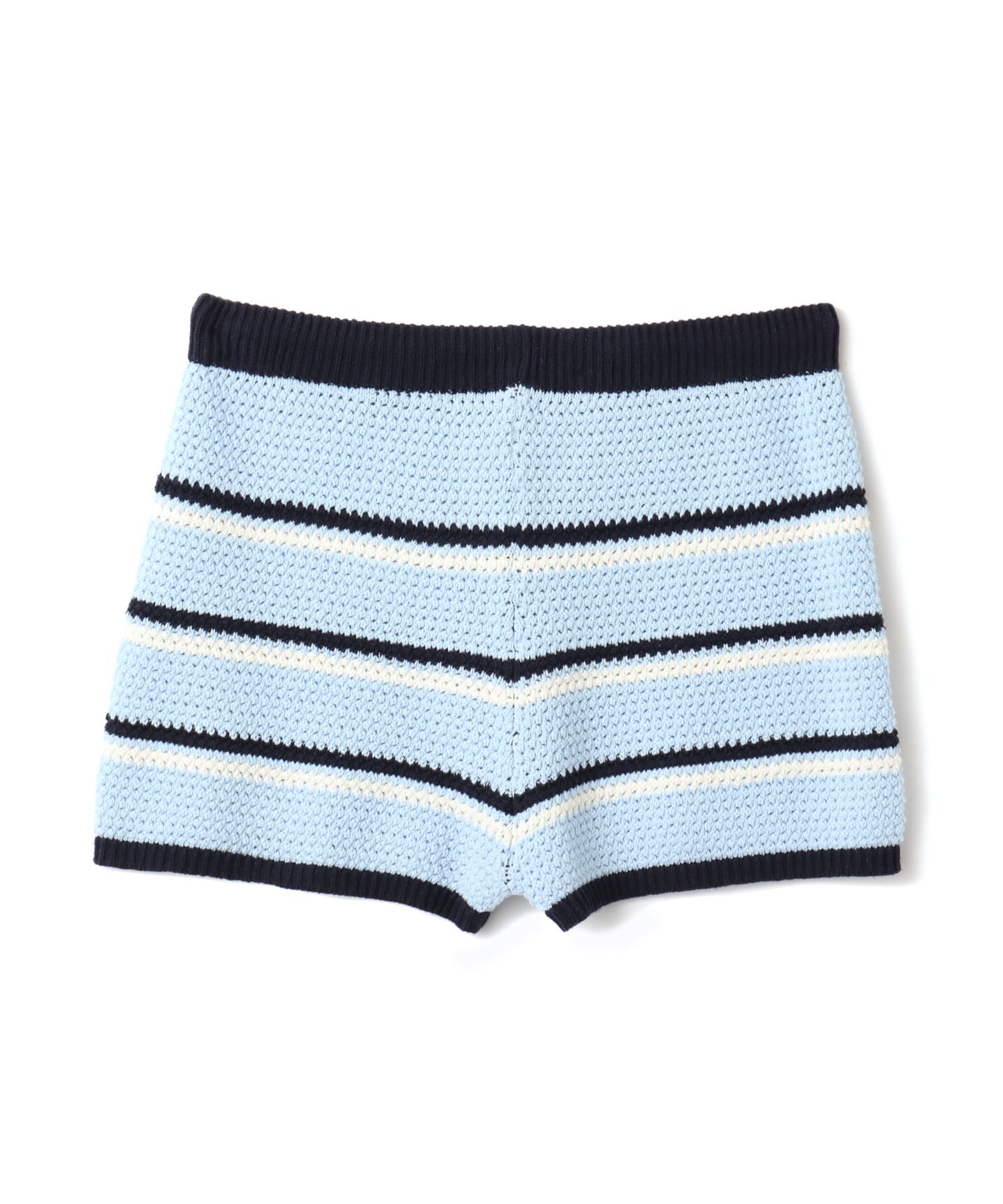atmos pink Boder Knit Short Pants BLUEの画像