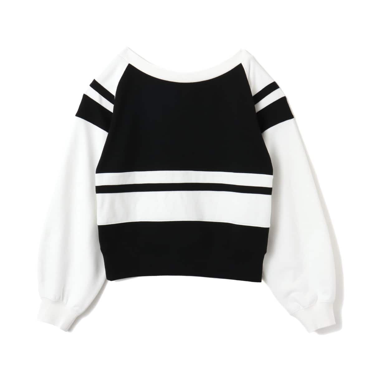 atmos pink Bell Sleeves Line Sweatshirt BLACKの画像