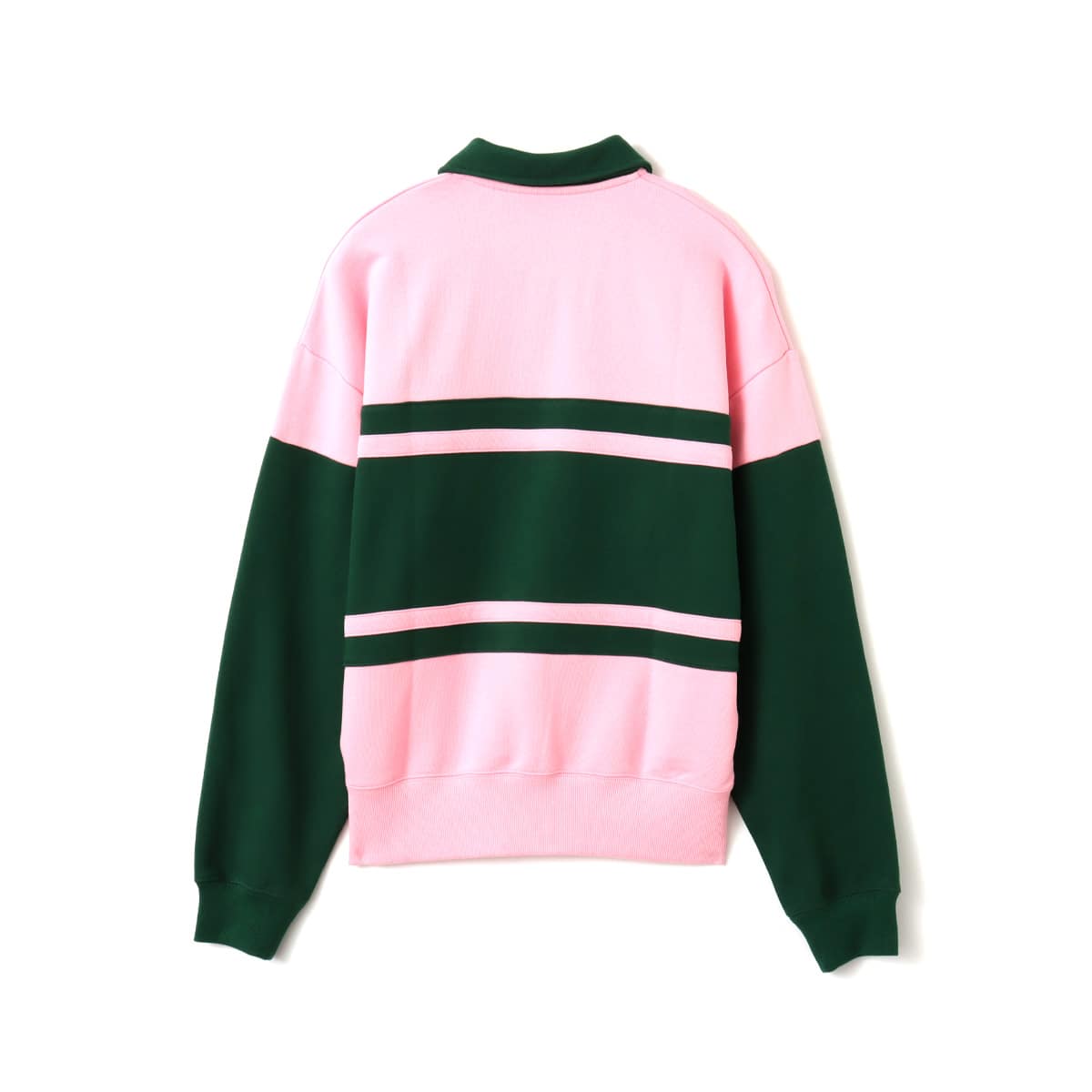 atmos pink Line Polo Sweatshirt PINKの画像