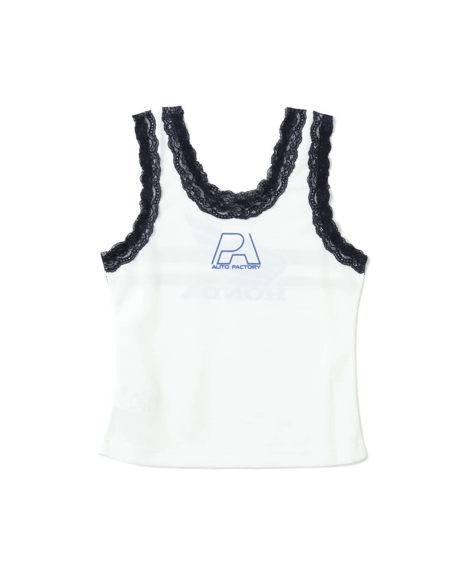 HONDA x atmos pink Racing Tank Top IVORYの画像