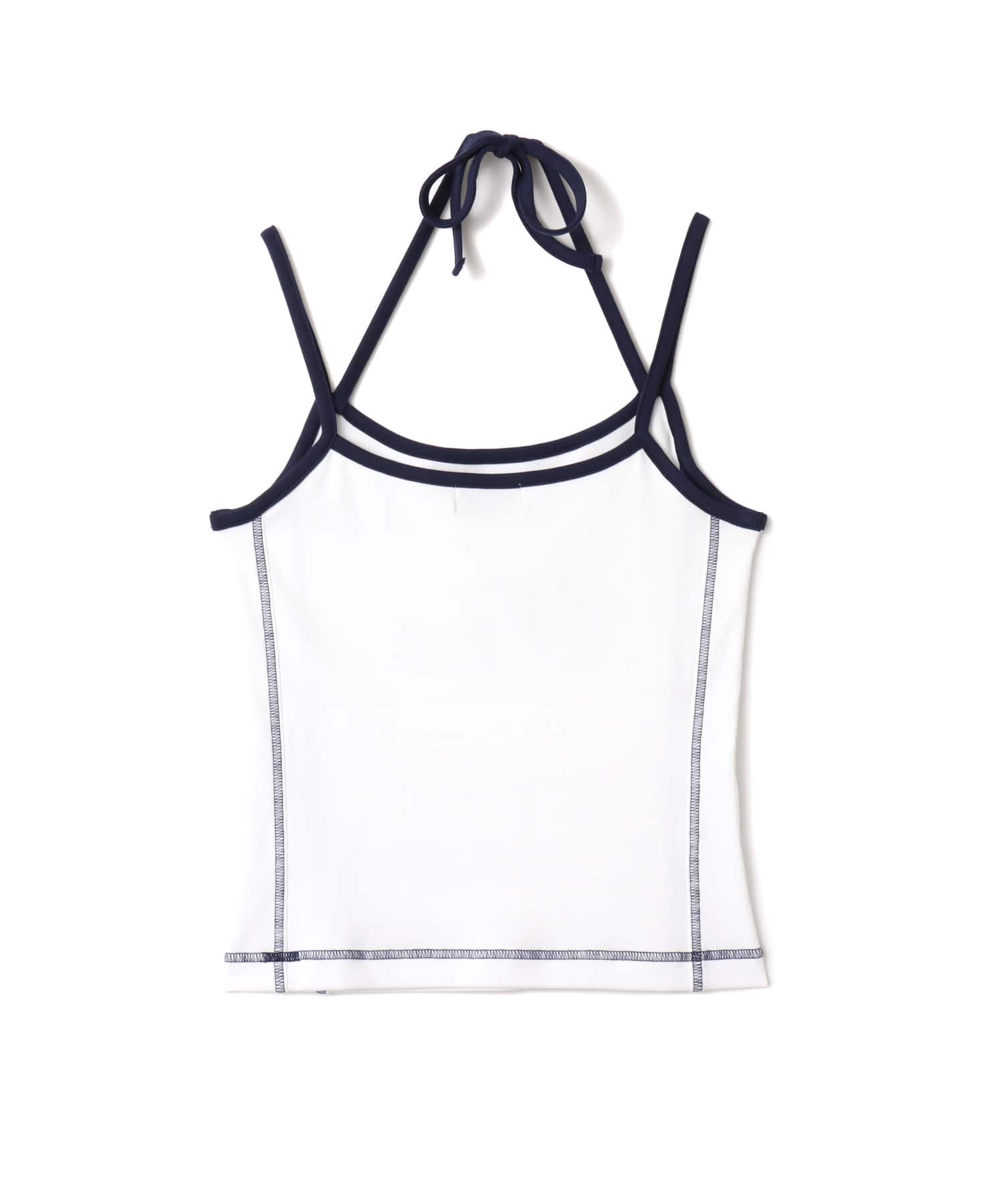 atmos pink Halter Neck Camisole WHITEの画像